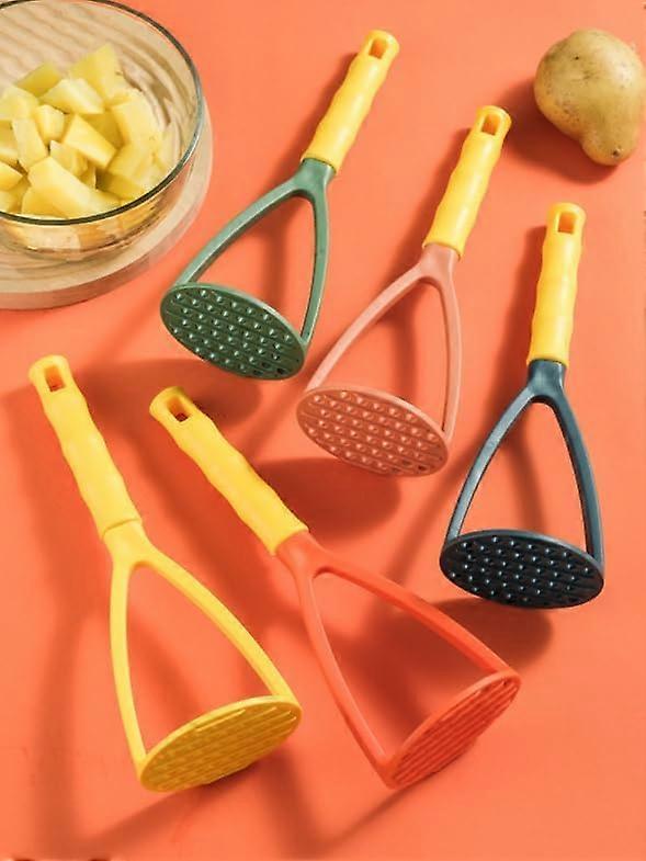 Manual Potato Masher, Non-Scratch & Nonstick Kitchen Tool for Mashing Potatoes, Pumpkin, Beans, Fruits, Baby Food, Avocado - Perfect for Root