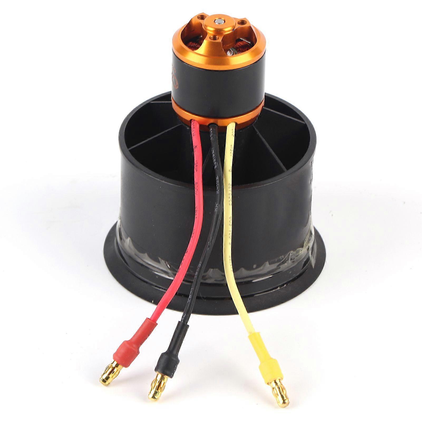 RC 50mm Electric Ducted Fan 12 Blades Ducted Fan with Brushless Motor for RC PlanesCounter Clockwise 5000V
