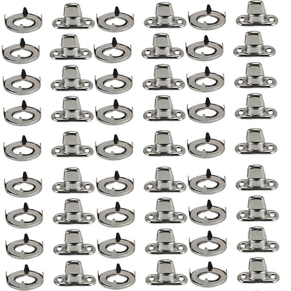 60 Sets Marine Grade Twist Lock Fasteners Turn Button Eyelet and Stud, for Canvas Fastener Turn Buttons
