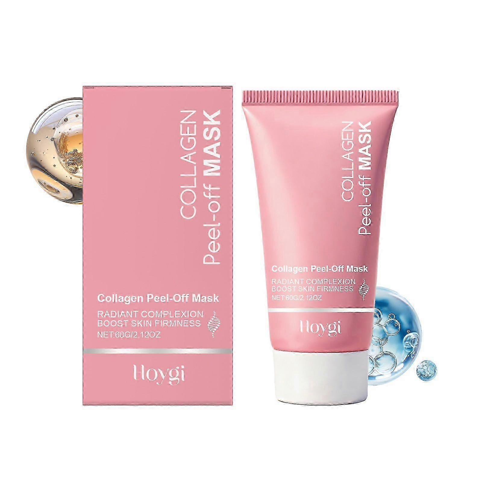 Collagen Overnight Peel-Off Mask, Collagen Night Mask,Overnight Face Mask, Collagen Face Mask Overnight, Boosts Elasticity,Reduces Sagging & Dullness