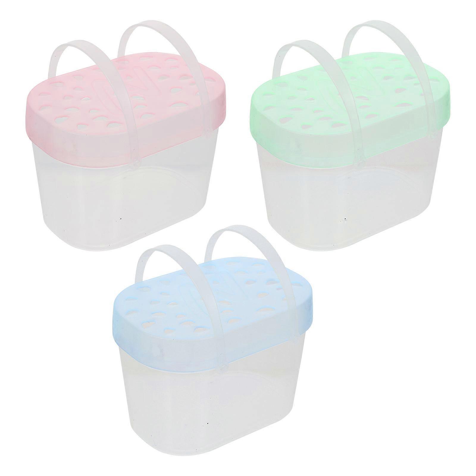 Handheld Pet Cage Small Carrying Cases for Storage 6Pcs Assorted Color
