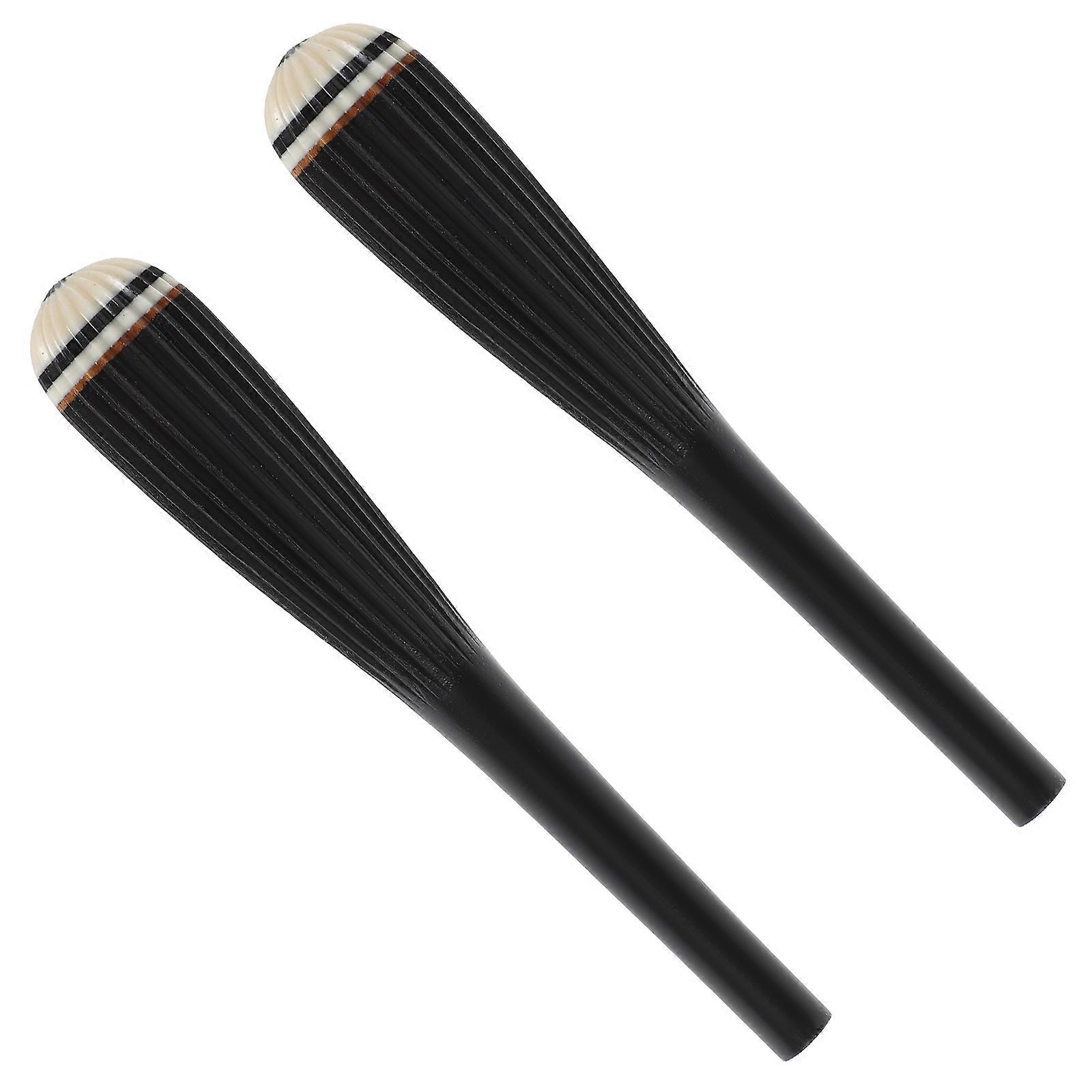 Black Wooden Erhu Tuning Pegs Replacement Pegs for Erhu 8Pcs Set