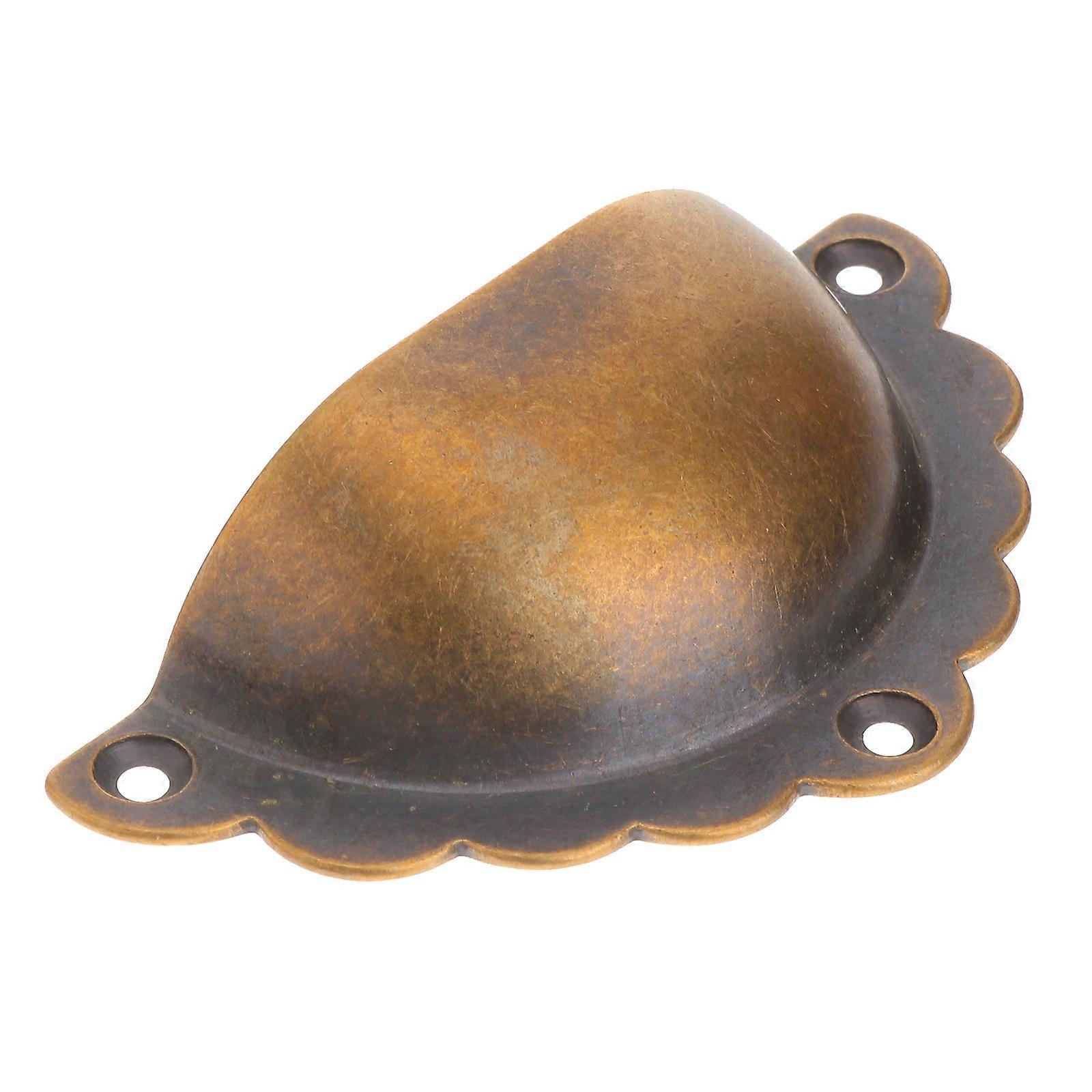 Antique Copper Wardrobe Pulls Semicircle Door Handle for Door 2Pcs