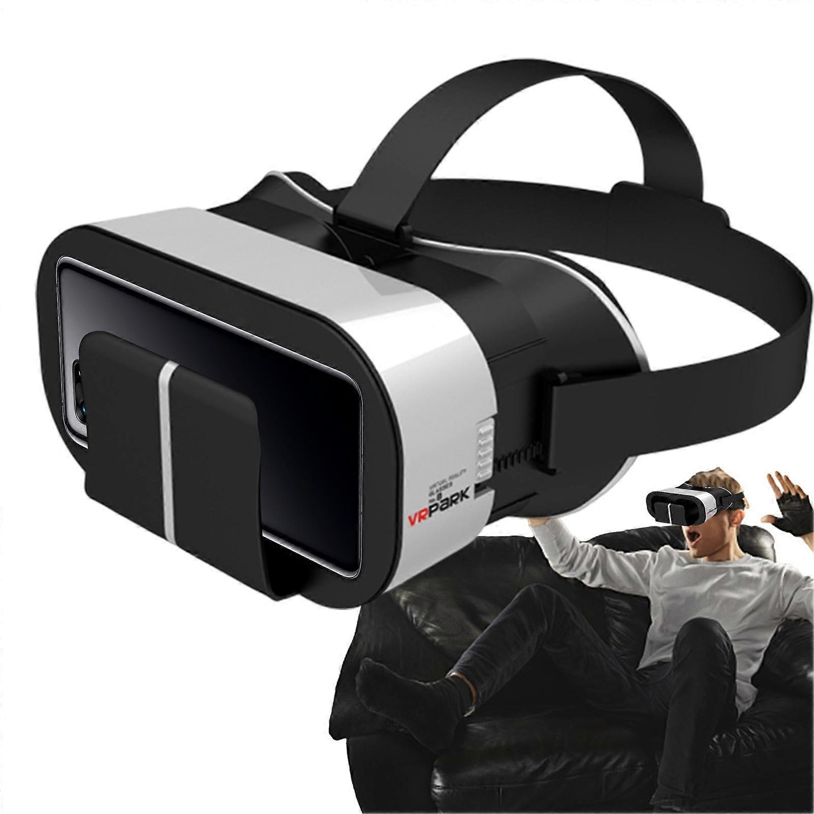 3D Virtual Reality Headset Smartphone Compatible Adjustable Screen Scalable Viewer Display Panoramic Videos Travel Games