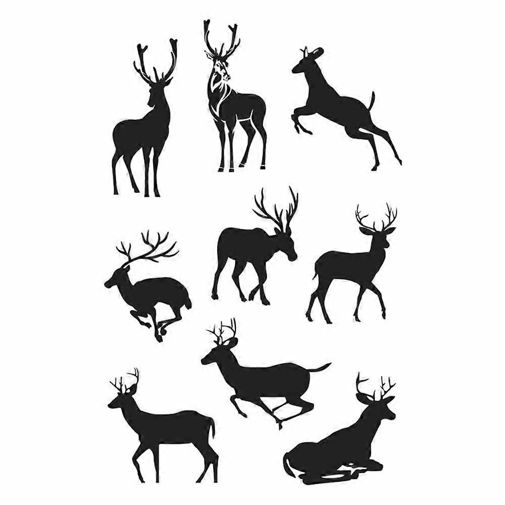 Clear Stamps Deer Pattern Transparent Silicone Stamps For Card Making DIY Scrapbooking