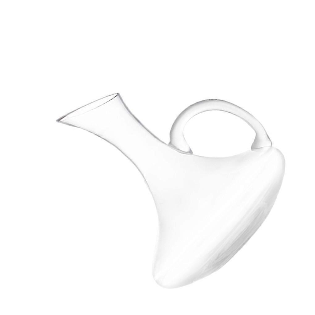 Unique Clear Wine Decanter Hand-Blown Exceptional Gift for Kitchen Dining Room Cafe