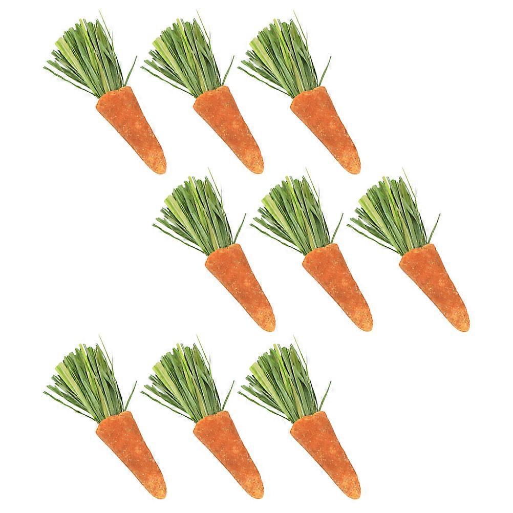 Hamster Chewing Toys Rabbit Chew Carrots for Teeth Care 9Pcs