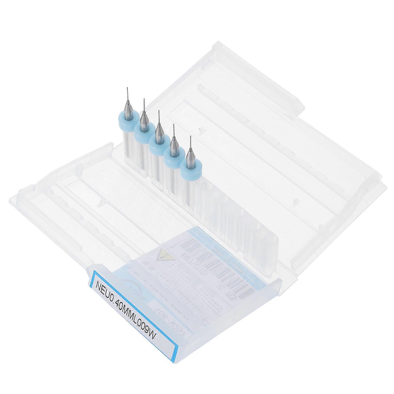 Extruder Nozzle Head Cleaner Drill Bits 0.4mm for Printer 10Pcs