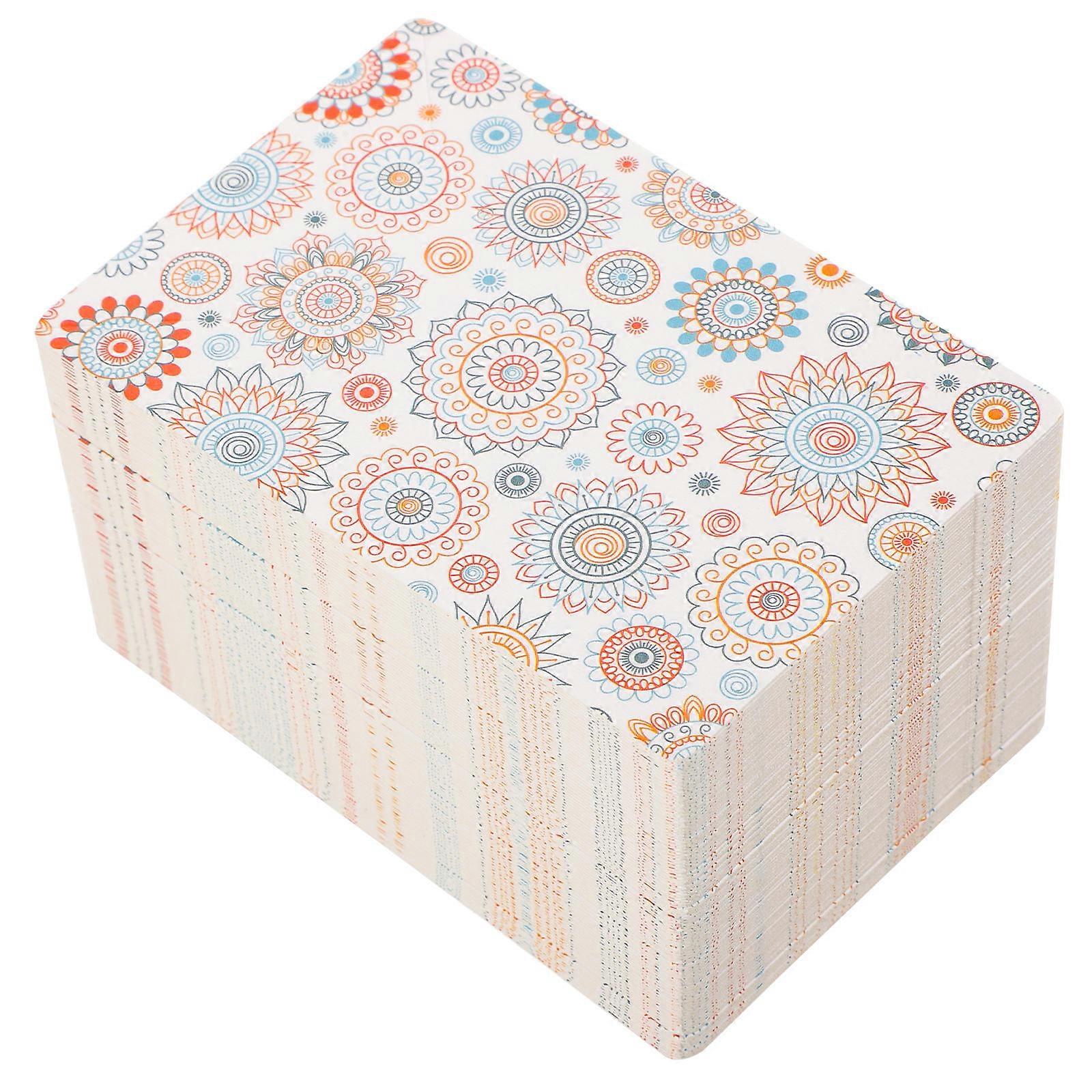 Assorted Color Jewelry Display Cards 400 Pcs Durable Necklace Display For DIY Neck Chains Earrings 9x6cm Rectangular