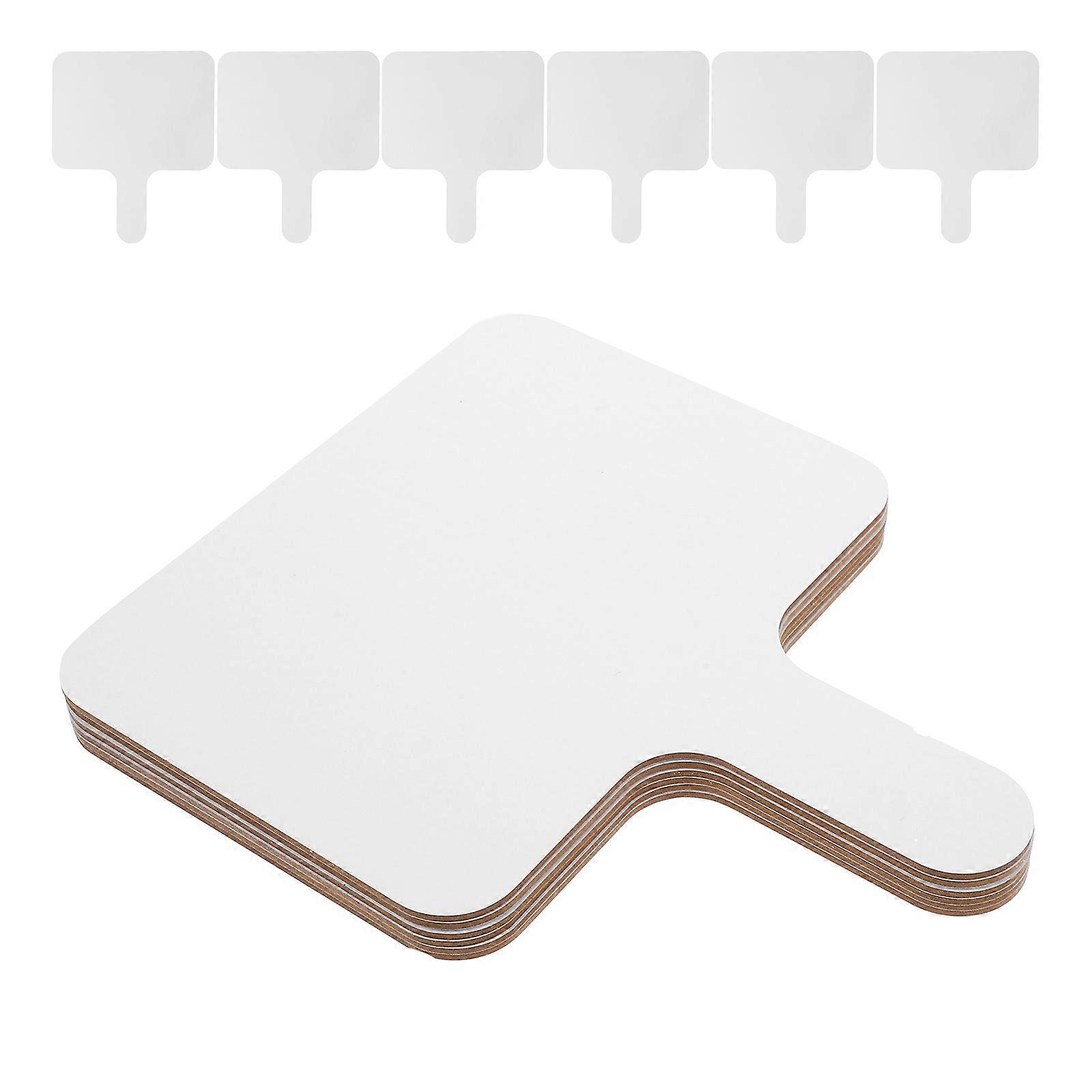 24Pcs Handheld Double Sided White Voting Boards For Classrooms Meetings Interactive And Training Environments Built From Wood