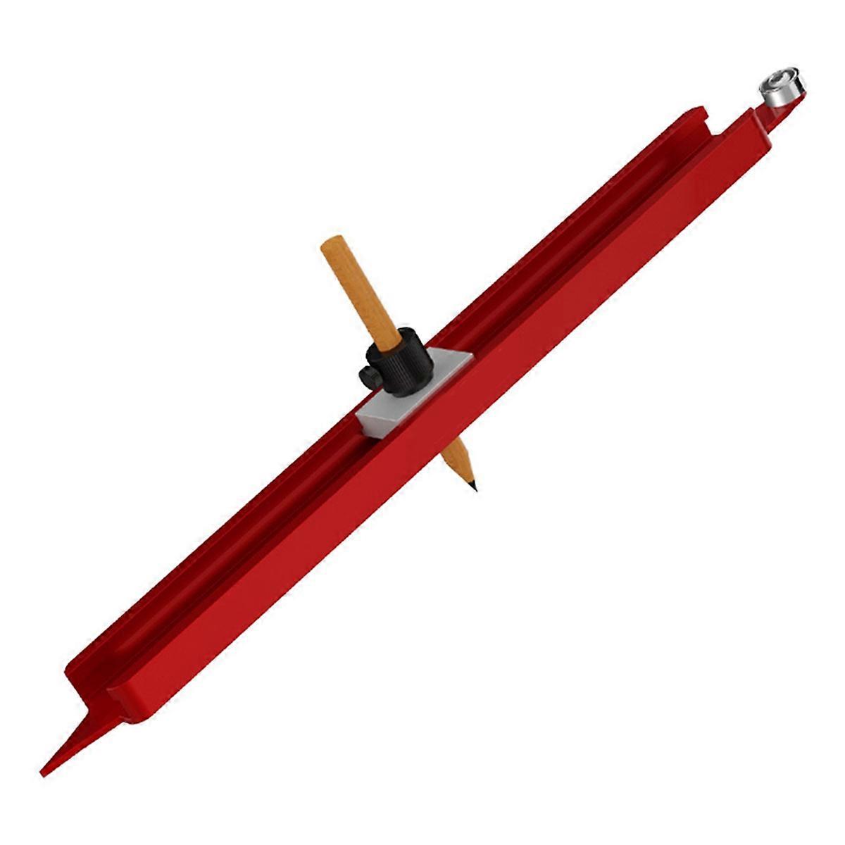 Profile Scribing Ruler Contour Gauge Scribe Tool Adjustable Pencil Holder Woodworking Edge Corner Measuring
