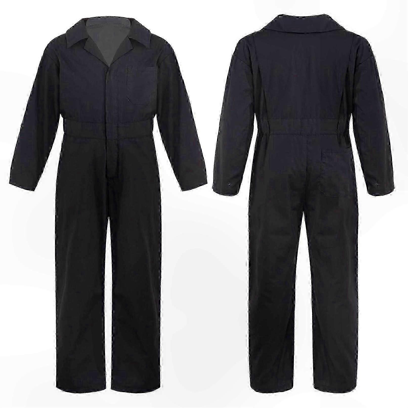 Barnmekanikerdräkt med dragkedja och långärmad playsuit för pojkar och flickor, jumpsuit för utklädningskul