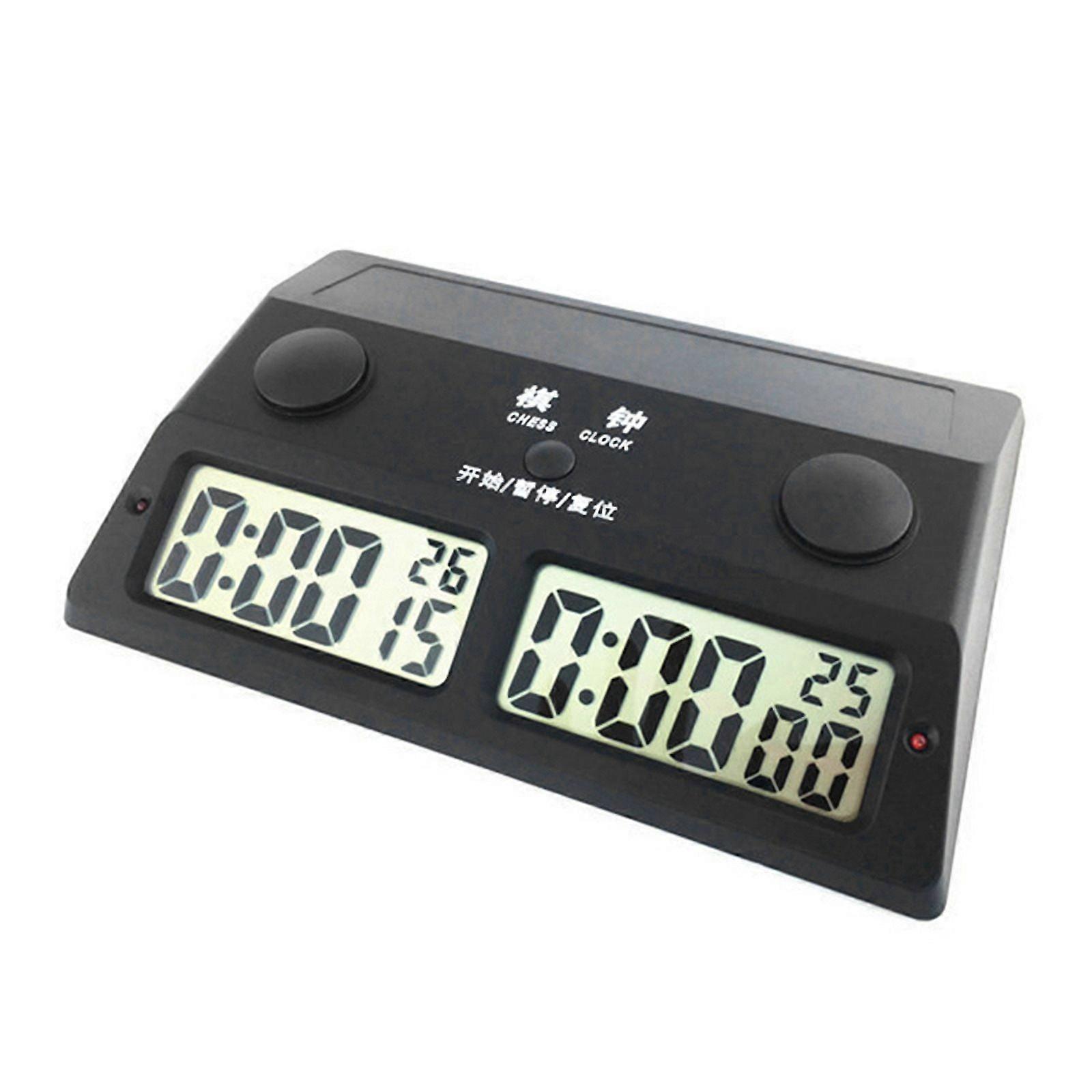 Chess Clock Competition Hour Meter Digital Board Game Stopwatch -385 Professional Chess Count Up Down Timer