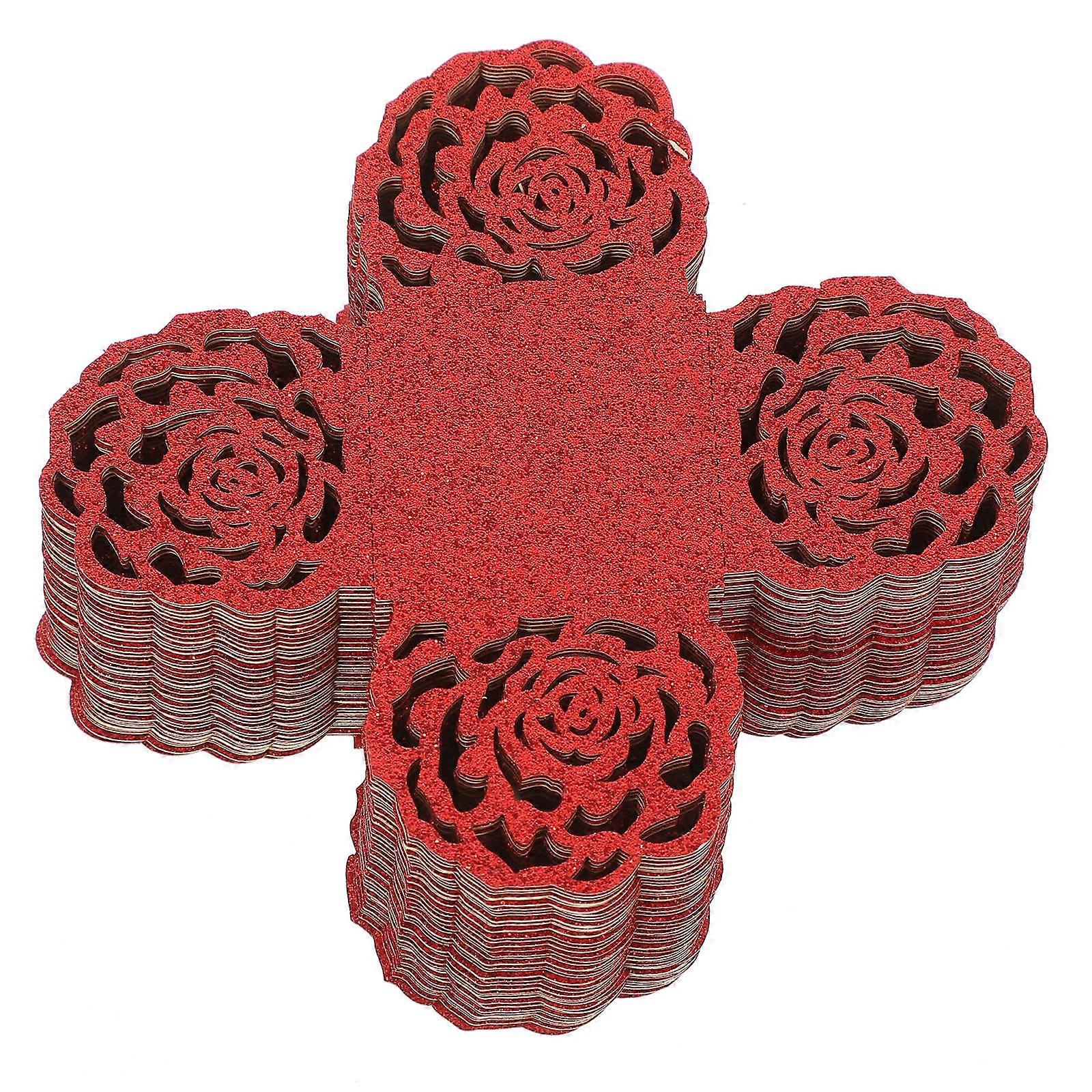 Baking Cups 150 Pcs Chocolate Paper Liners Hollow Design Event Planners Festival Packaging 3.5X3.5X3CM