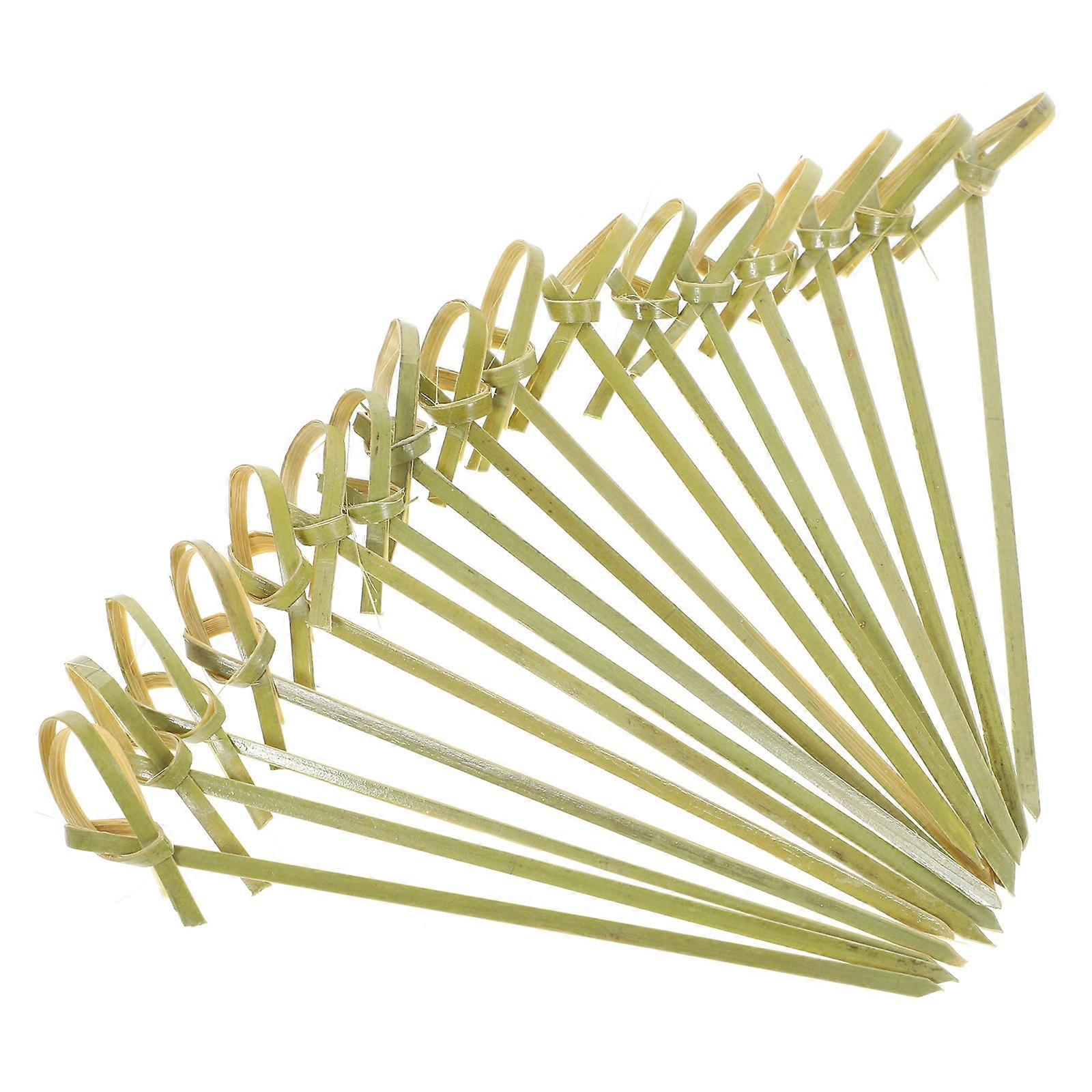 Fruit Picks Cocktail Picks Elegant Decoration for Bartender Creative Knot Shape 10.5Cm 200Pcs