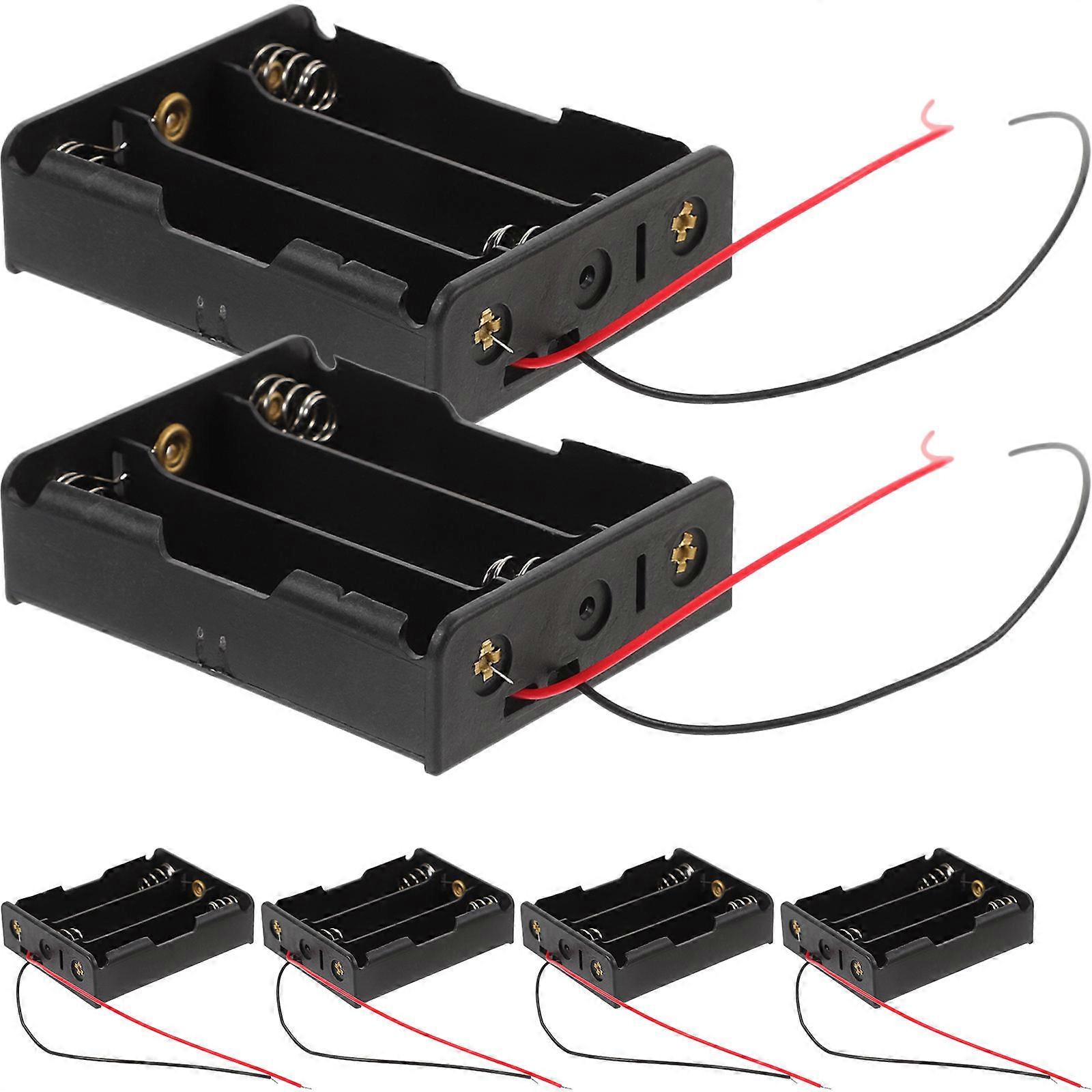 Battery Case for 3 X 3.7V Aa Battery with Wire Connector 12Pcs Pack