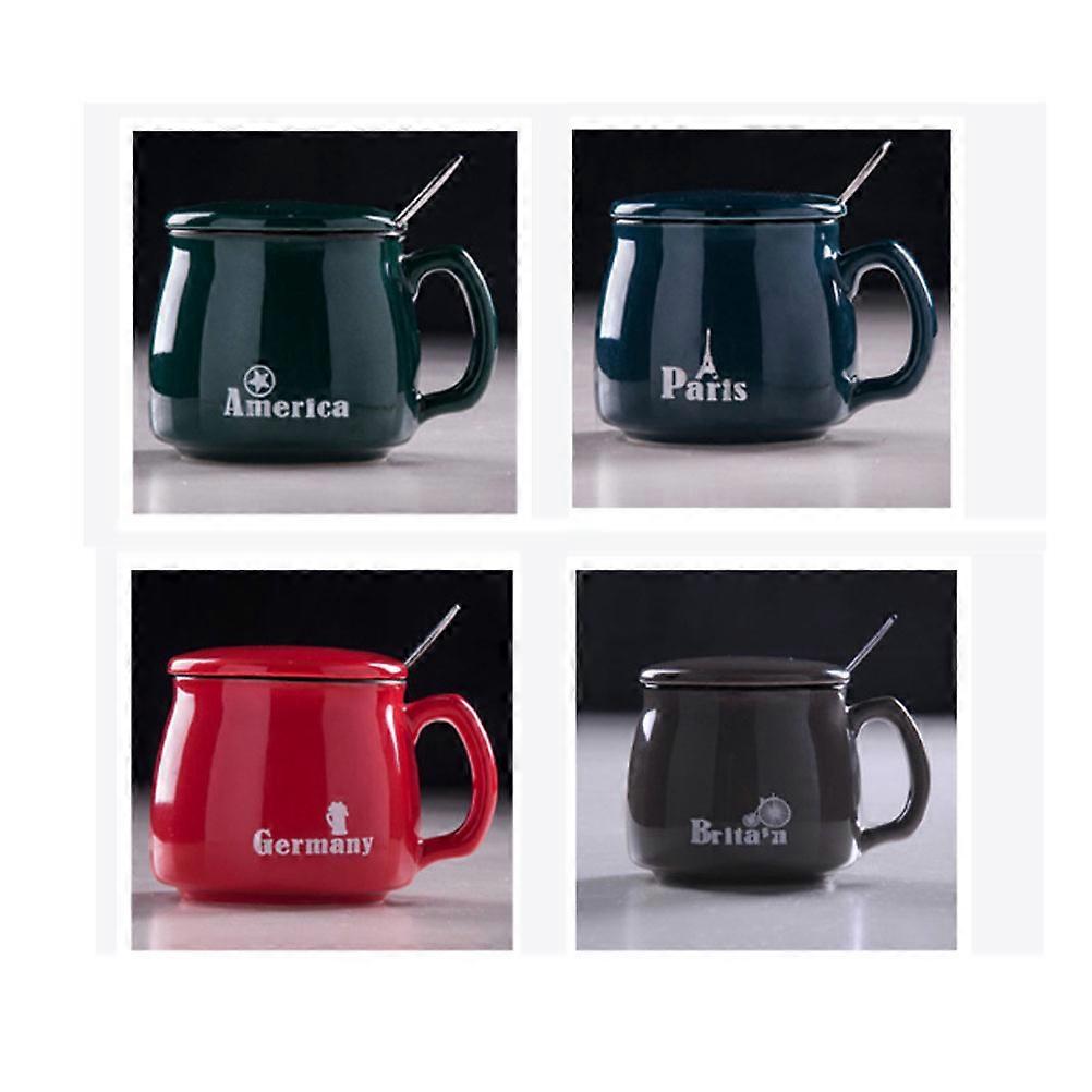 Mug Cute Ceramic Tea Cup Simple Style Practical Design Adults 1Set
