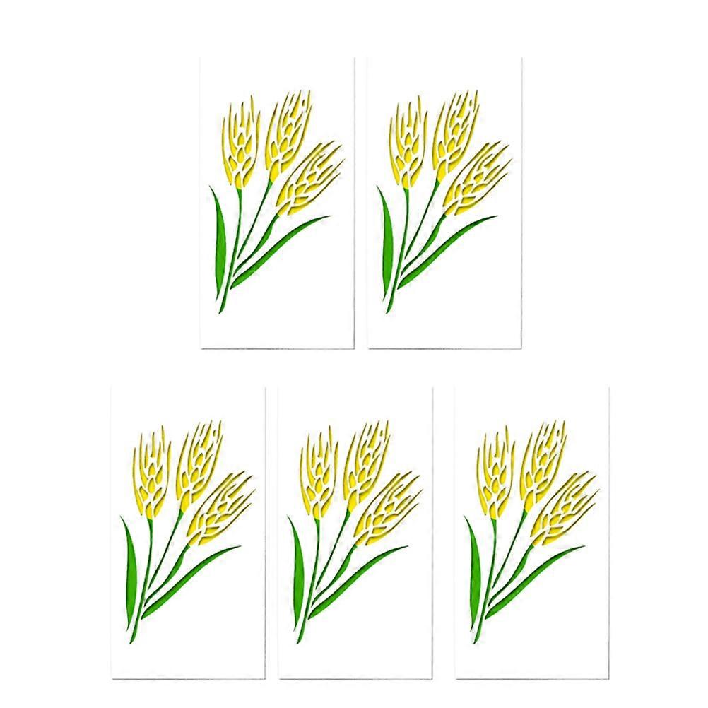 Cake Stencil Molds DIY Baking Tool for Decorating 10Pcs White Set