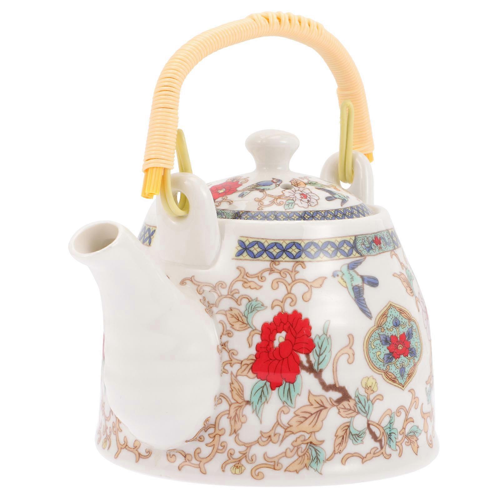 Ceramic Tea Pot Delicate Teakettle for Home Use 1 Piece Single Pot