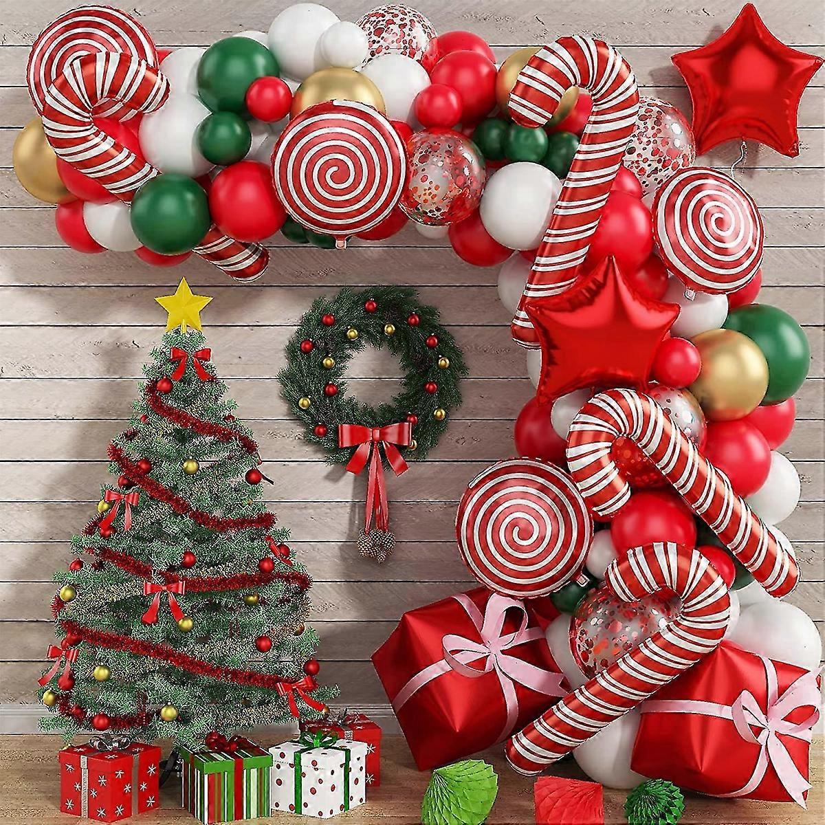 126 Pcs Christmas Balloon Arch Kit