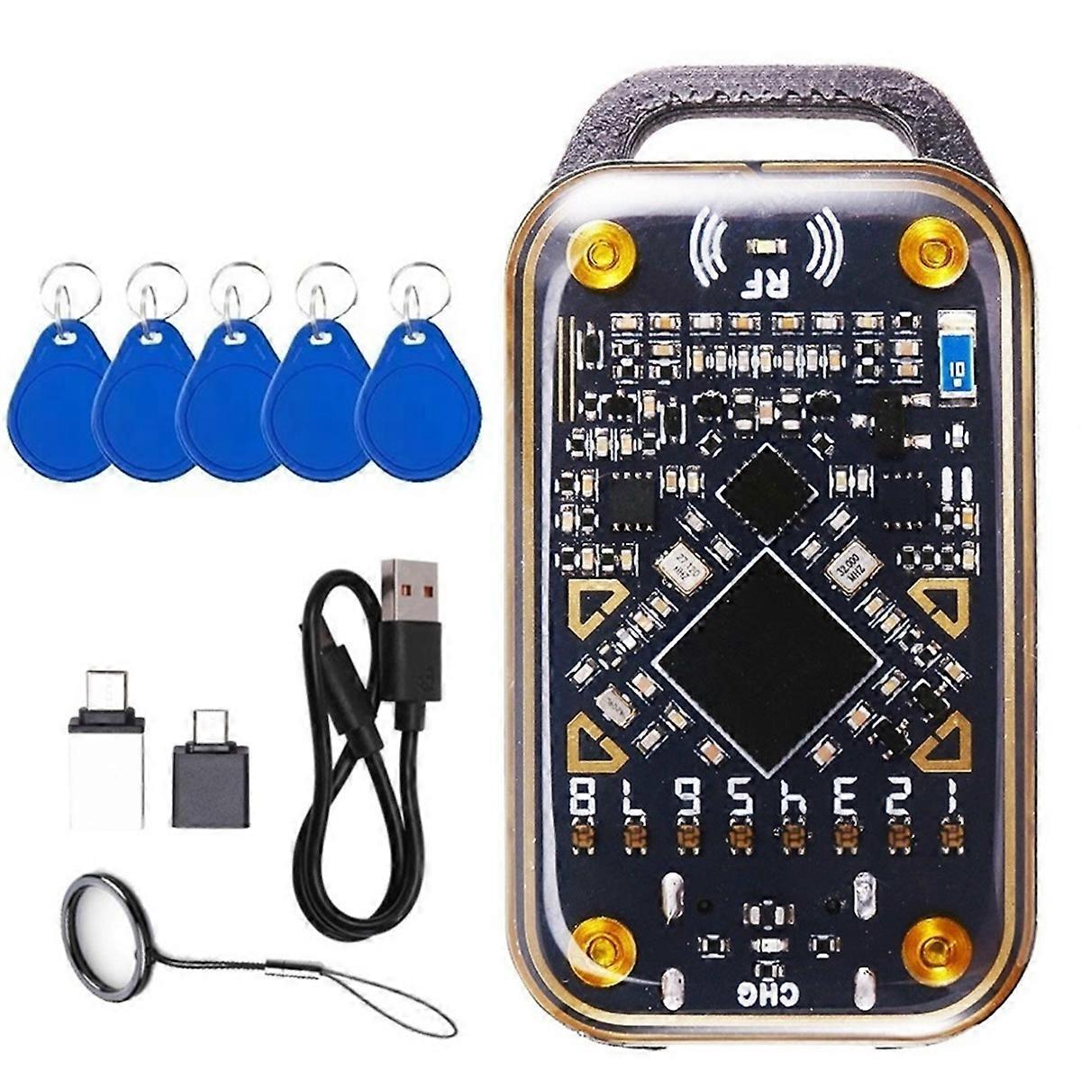 Chip Reader Smart Card Emulator NFC Duplicator Decode+5XCUID Keychain
