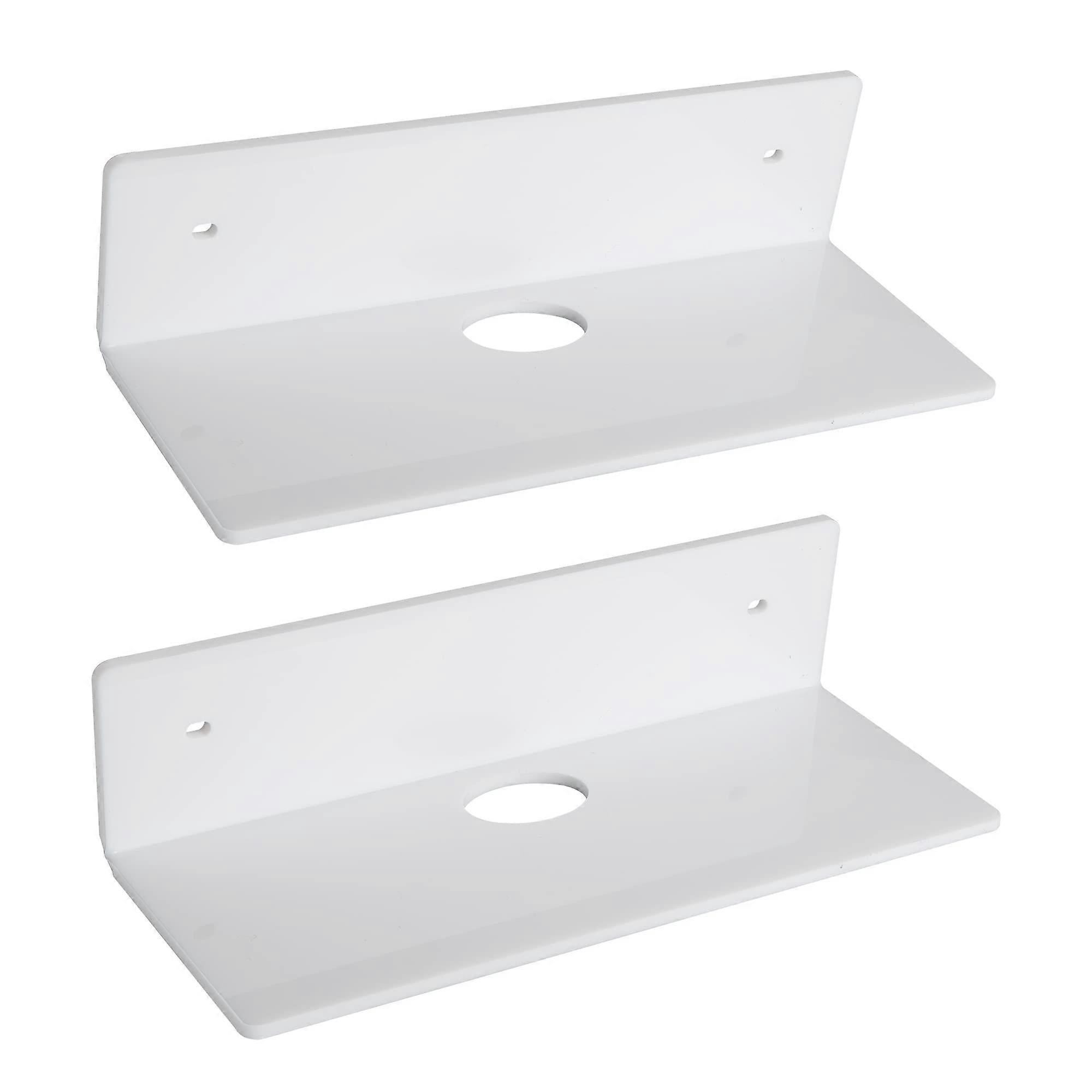 Acrylic Floating Shelves For Wall Decor White M9
