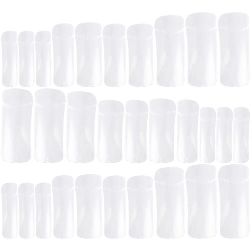 Transparent Nails Tips Half Cover Artificial False Nail 500Pcs