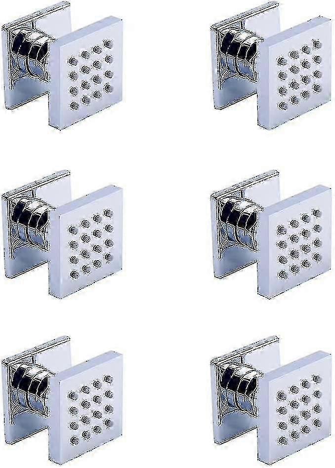 Concealed Solid Brass Body Sprays Square Shower Spa Massage Body 26s
