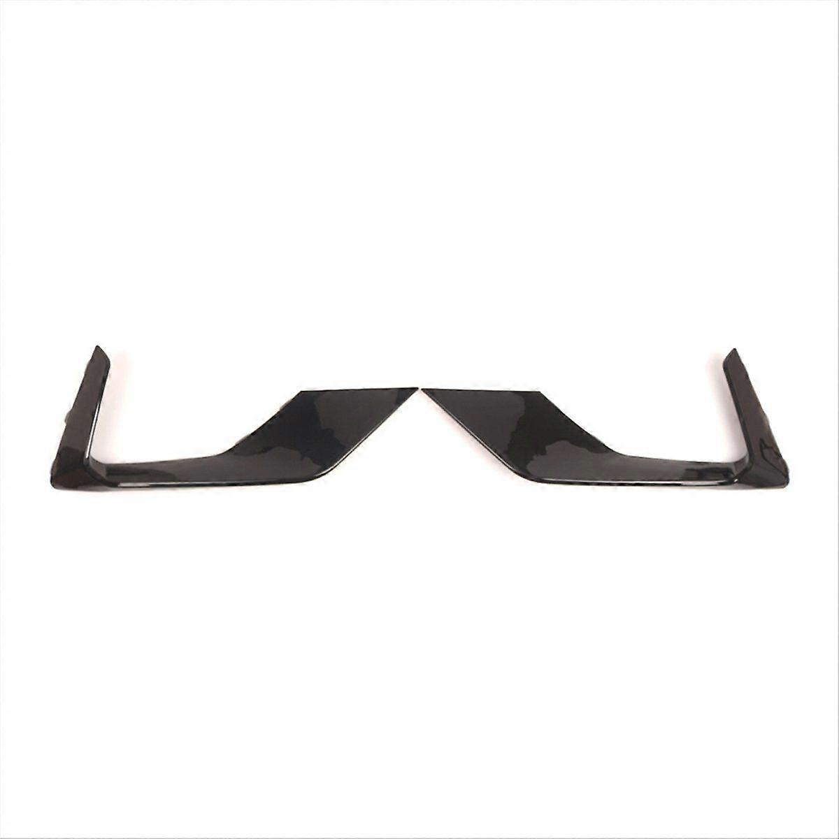 Front Bumper Lower Mesh Trim Fog Lamp Frame Spoiler for Focus Sport MK4 2018-2021 2369984 2369991 Gloss Black