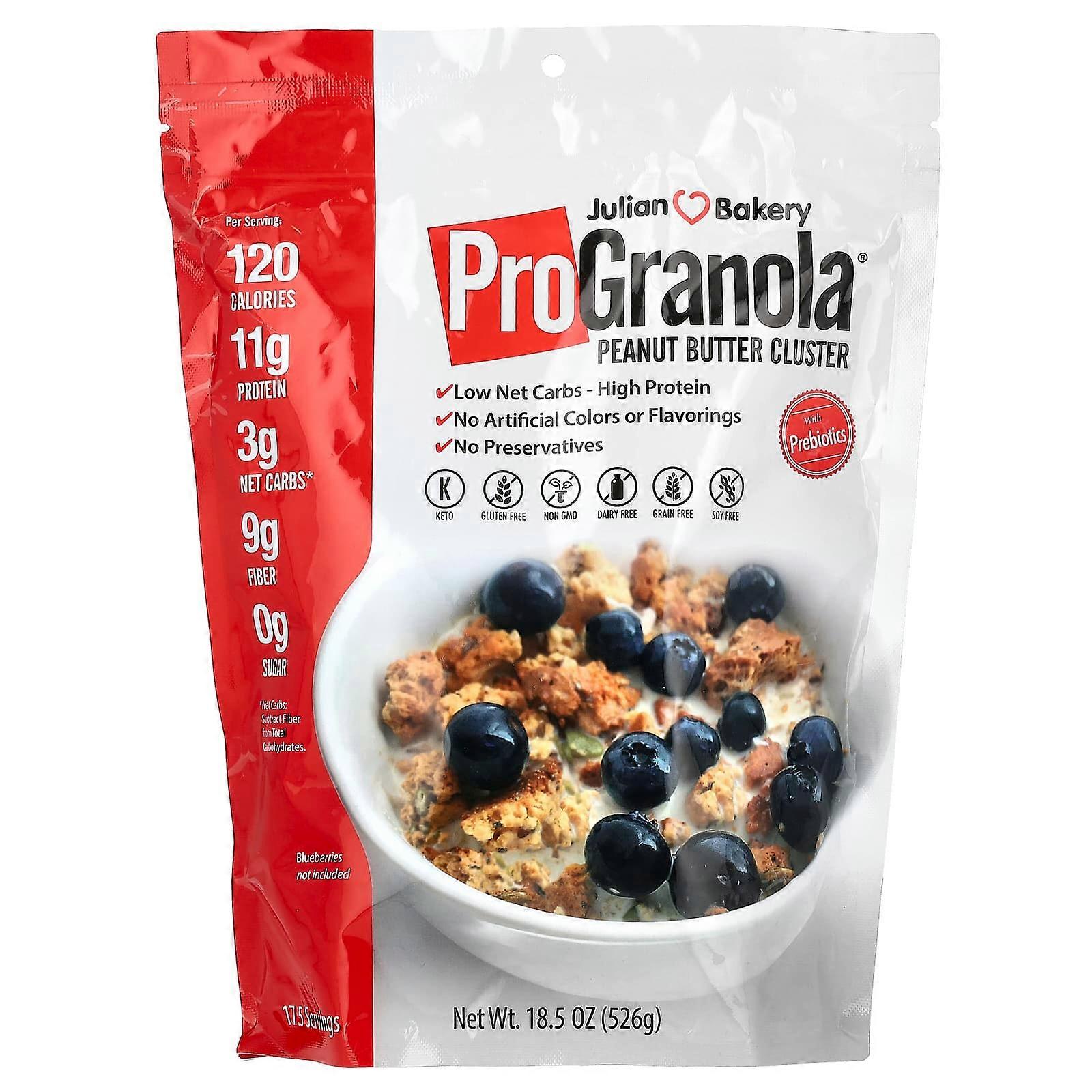 Pro Granola, Peanut Butter Cluster, 18.5 oz (526 g)