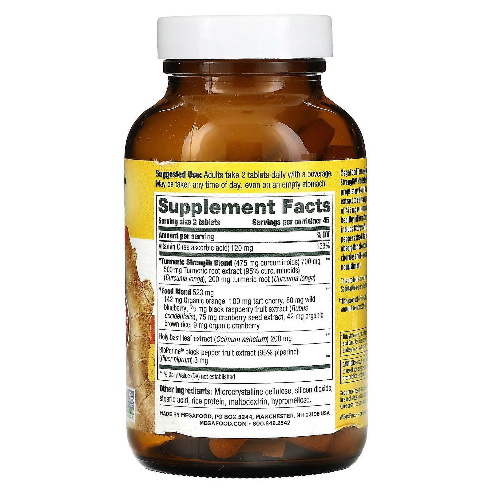 Turmeric Curcumin Extra Strength, 90 Tablets