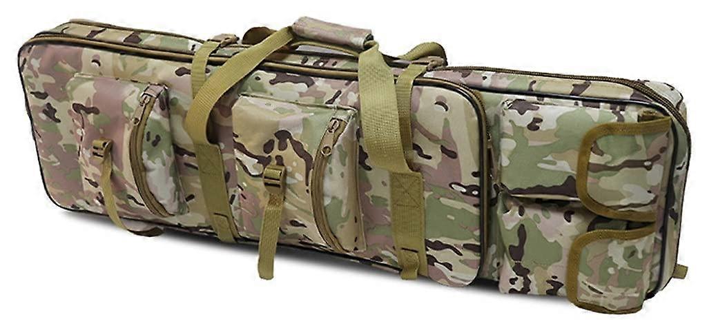 Gun Case Rifle Bag Double Rifle Bag With Pouches And Compartments 85 Cm