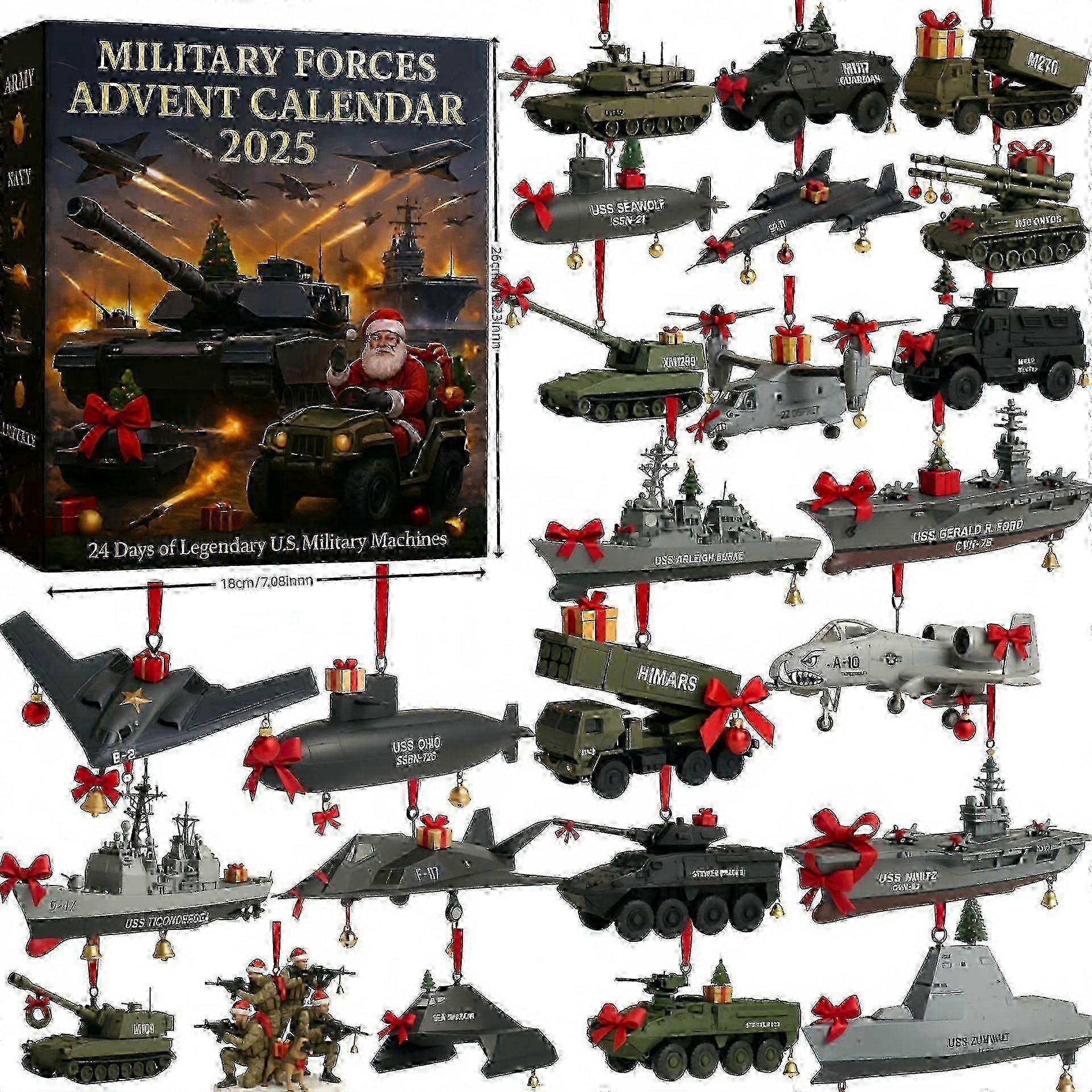 Advent Calendar2025 Armed Forces Legend Christmas Gift Advent Calendar Blind Box