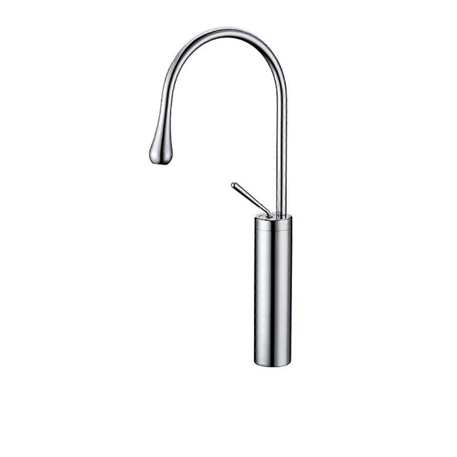 Basin Faucet Black Finish  Mount Drip Faucet Without Inlet Pipe