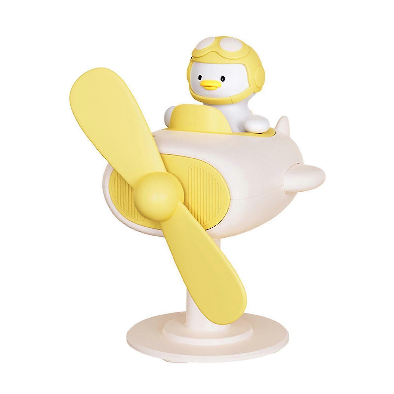 Clip On Fan Portable Small Fan With Cord Powered Small Fan With Sturdy Clamp Mini Table Fan Personal Desk Fan Duck Shape