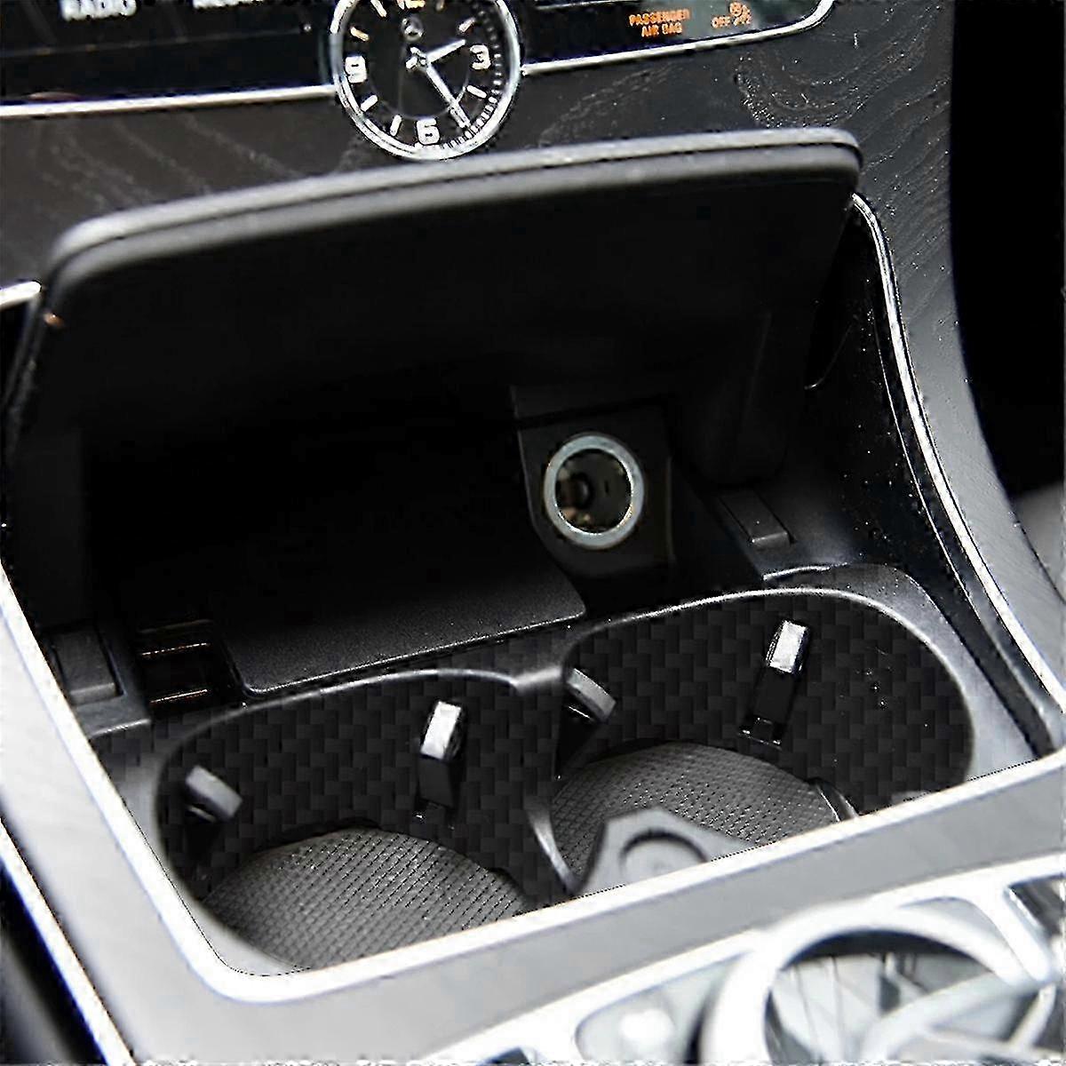 W205 W253 W213 Front Center Console Storage Box & Cup Holder - Beverage Organizer
