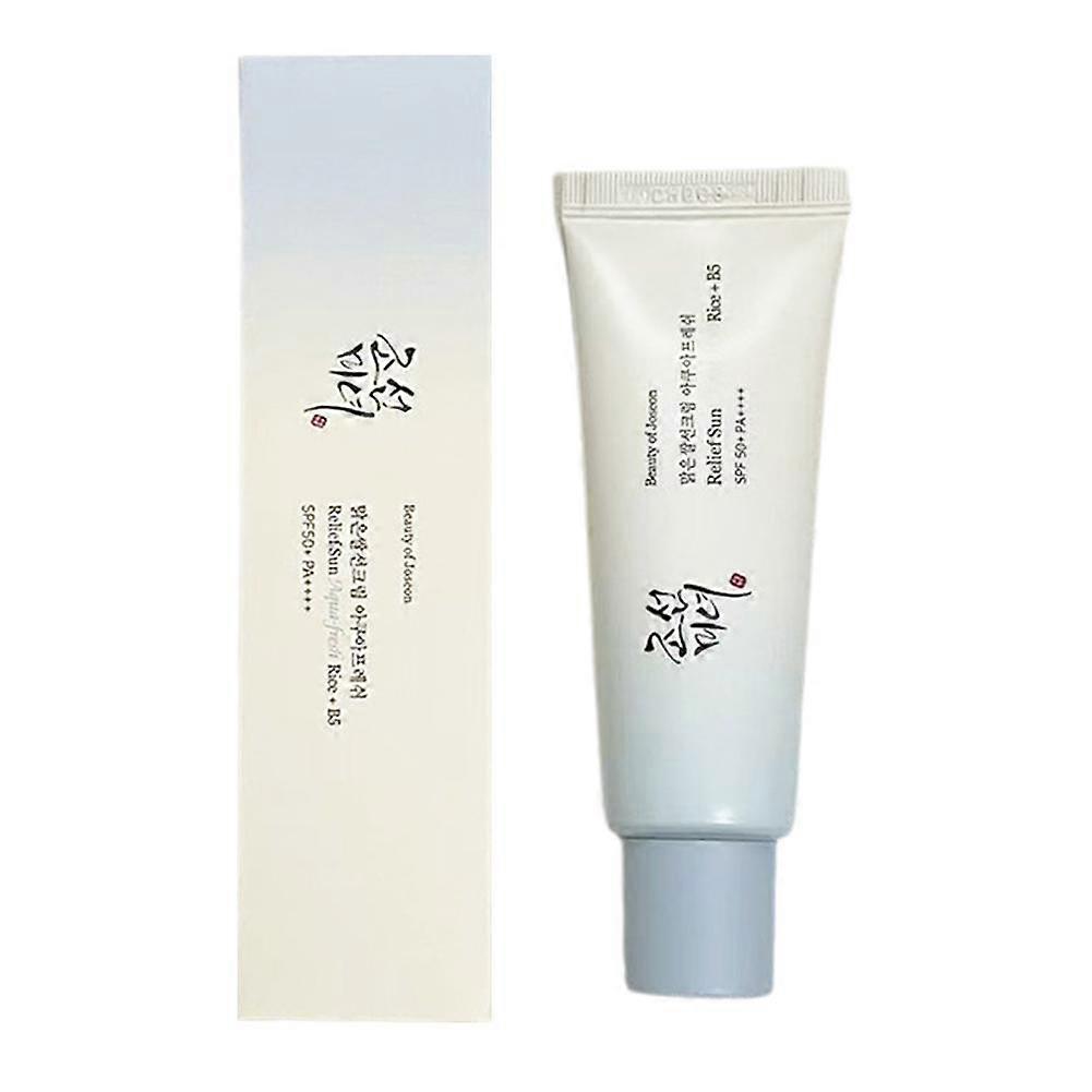 Rice Sunscreen 50ml Broad Spectrum SPF Lightweight Non-Greasy Face Cream For Sensitive Skin Water Resistant