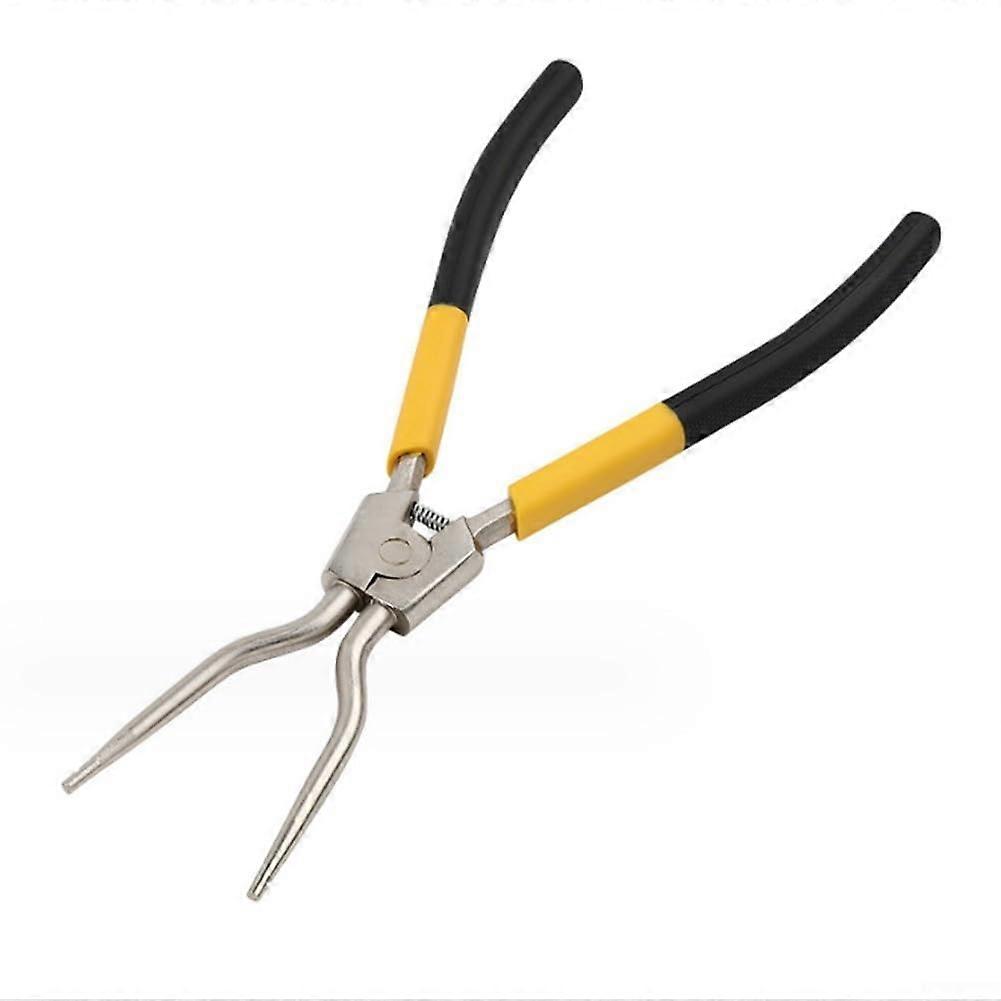Heavy Duty Wire Pliers with Spring for Washing Machine Installation and Removal, Yellow
