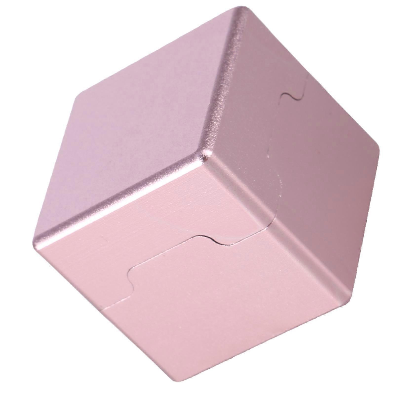 Billard Chalk Pool Queue Chalk Holder Magnetische Kreideträger Case Square Queue Tip Chalk Holder Billardtisch Zubehör Roségold