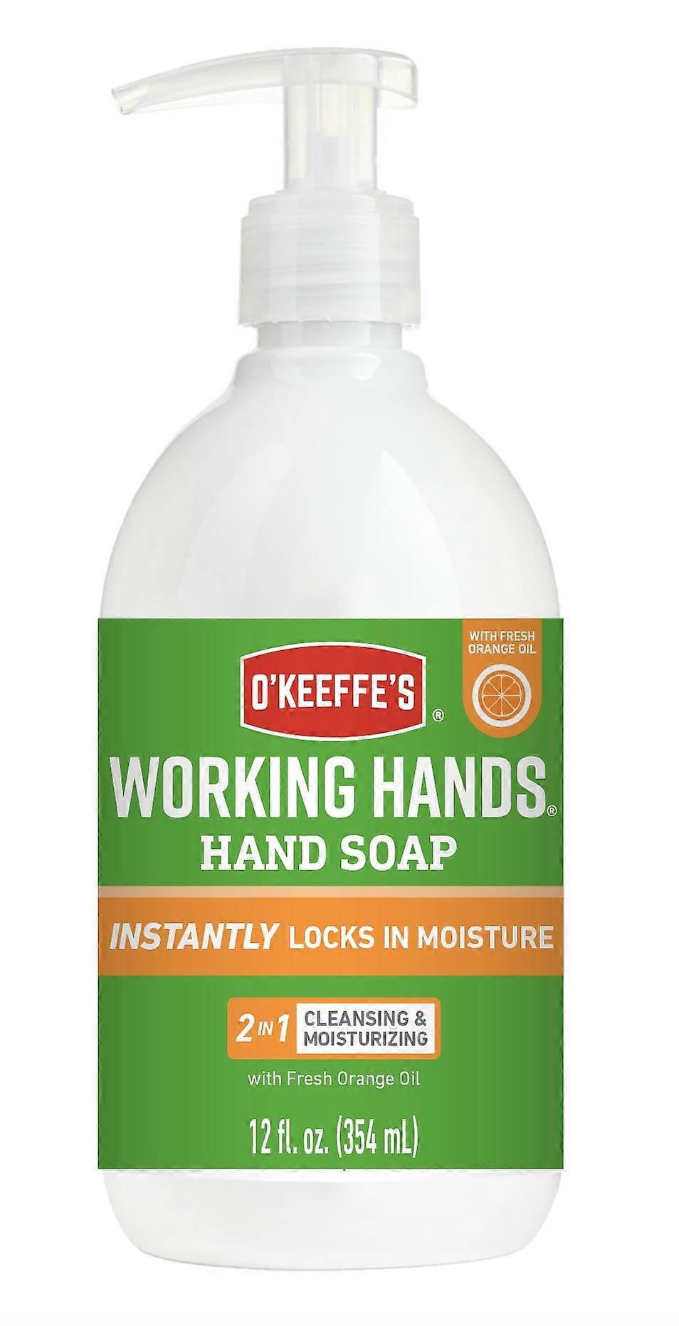 O'keeffe's Working Hands Orange Moisturizing Hand Soap, 12 Oz