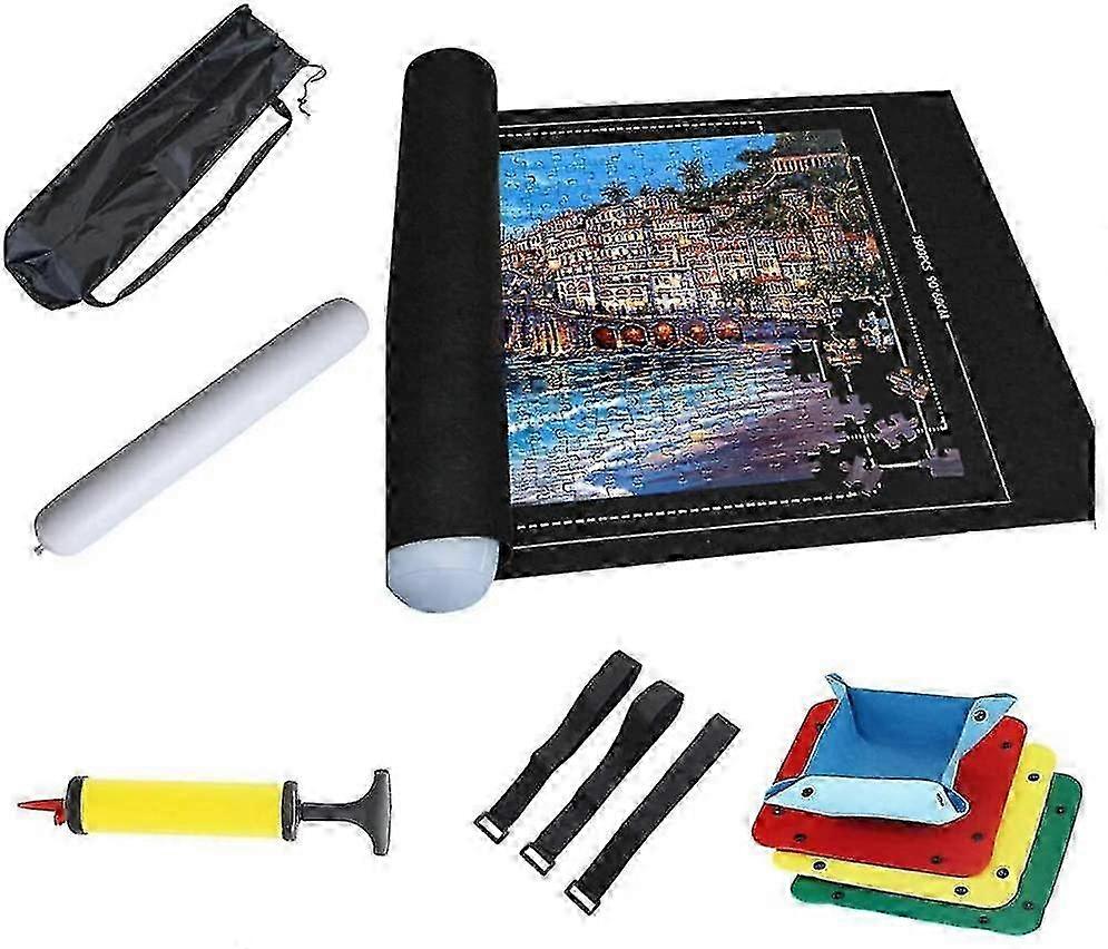 25-26 Puzzle Mat For Jigsaw Puzzles, Felt Puzzle Mat Portable, Portable Puzzles Mat
