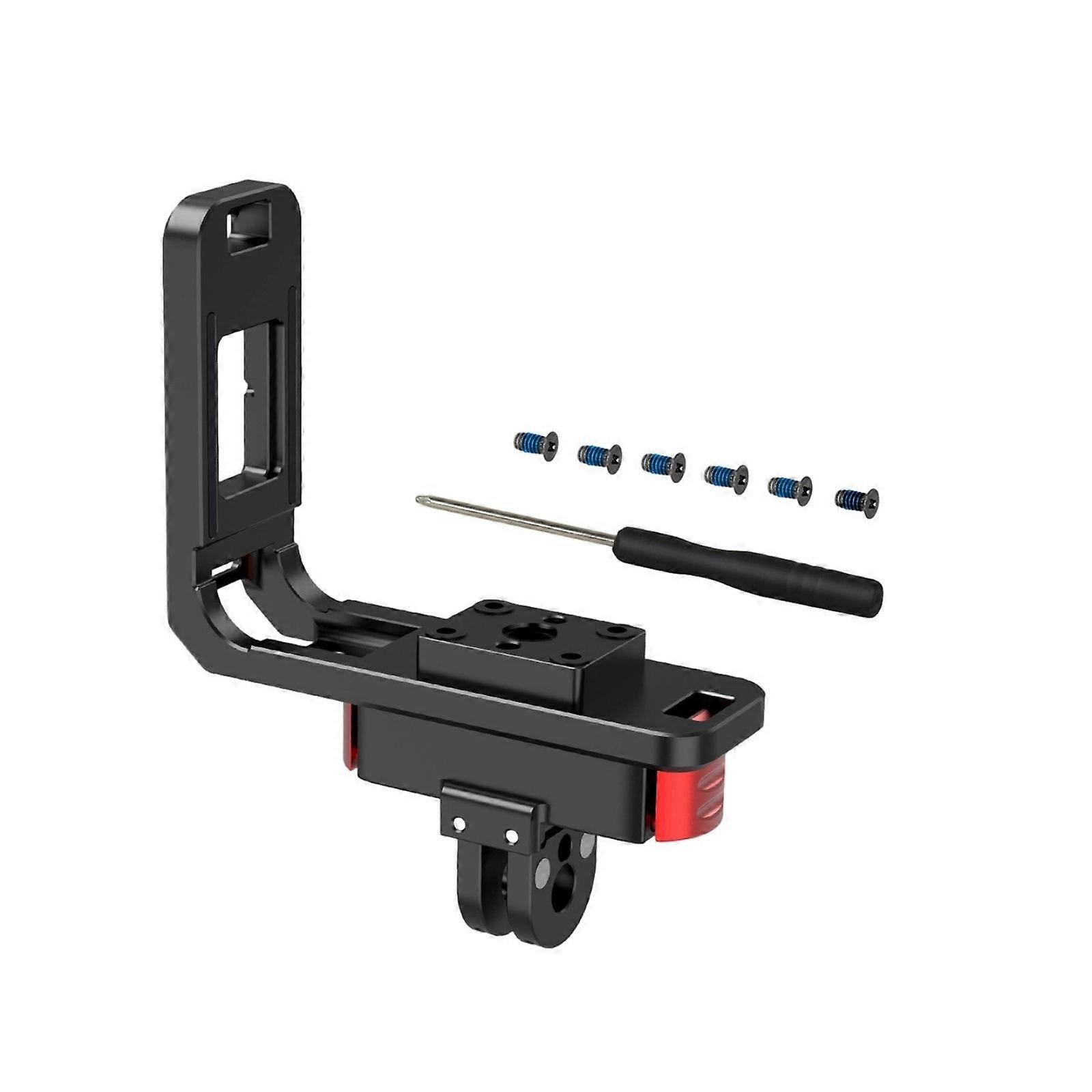 Multiple Angle Aluminum Camera Mount With Magnetic Lock Vertical Horizontal Adjustment Quick Release Base for 13/12 Multicolor