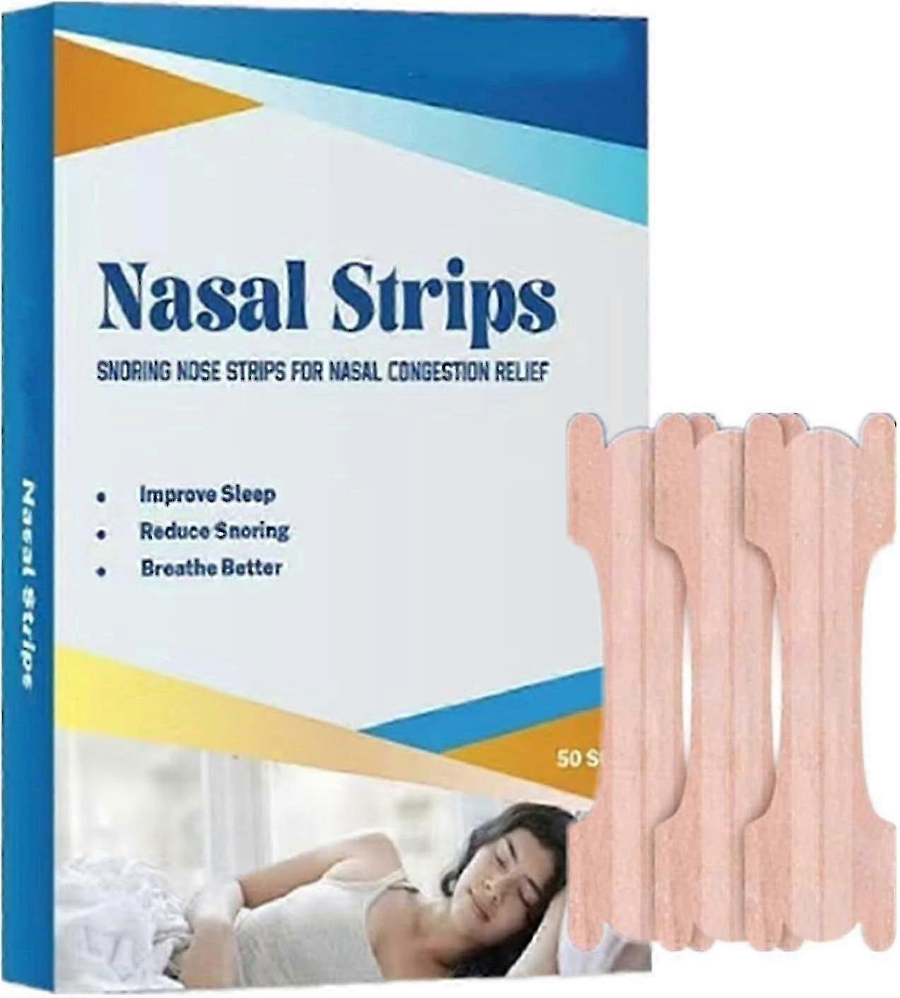 Anti Snoring Nasal Strips, Improves Breathing and Sleep Improving Air Flow Strips Nose Patches to Prevent Snoring, Anti Snoring for Sleeping