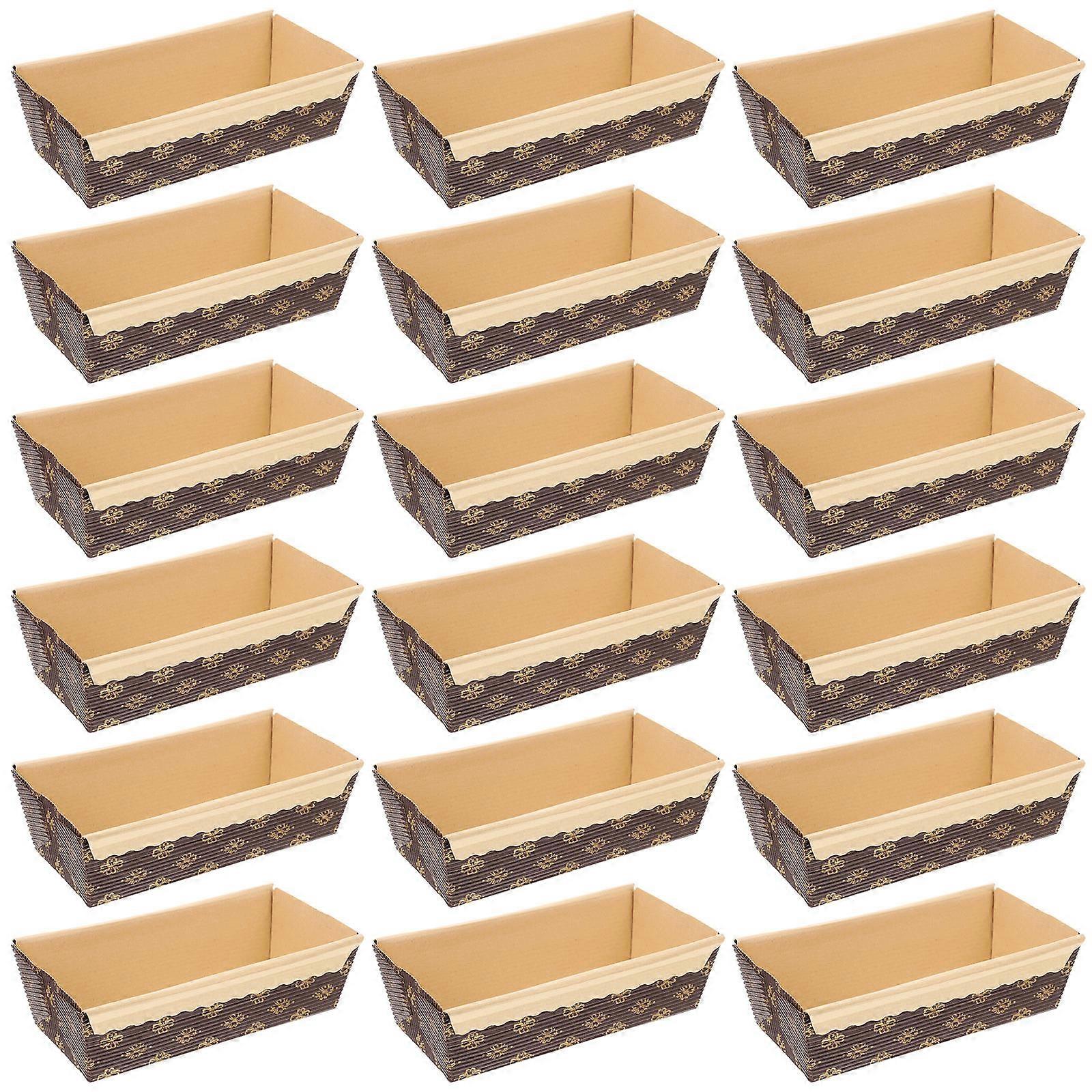 Coffee Baking Paper Loaf Pans for Baking Cake Paper 25Pcs