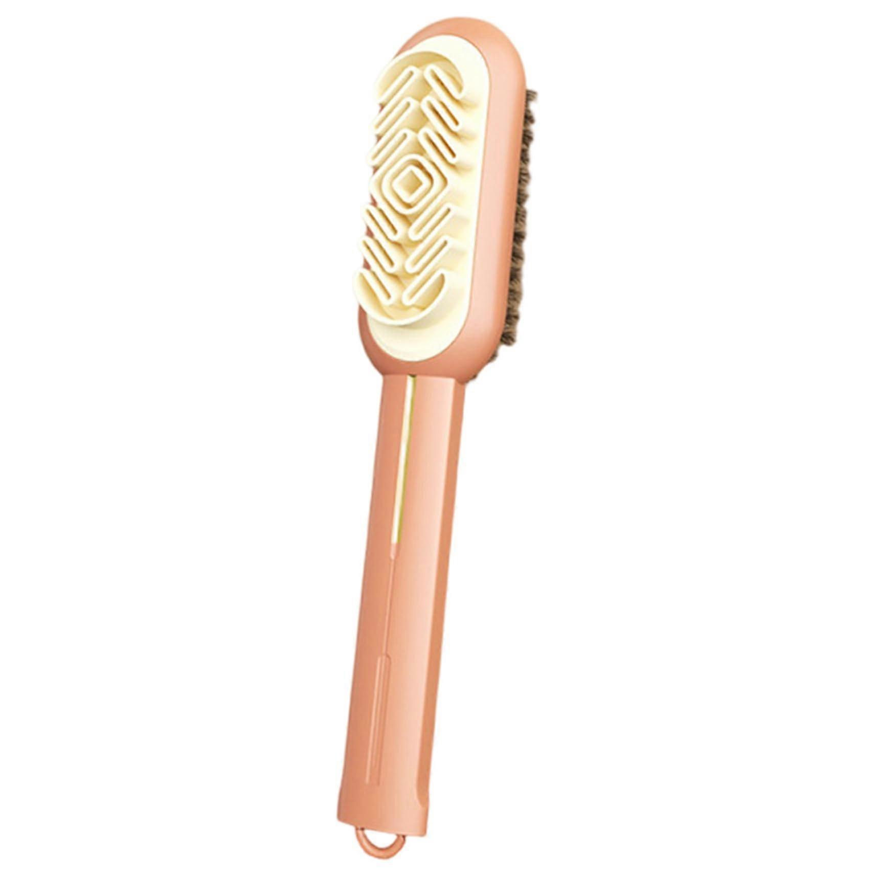 Suede Shoe Brush 2 in 1 DoubleSided Soft Bristle Long Handle Cleaner for Stain Removal