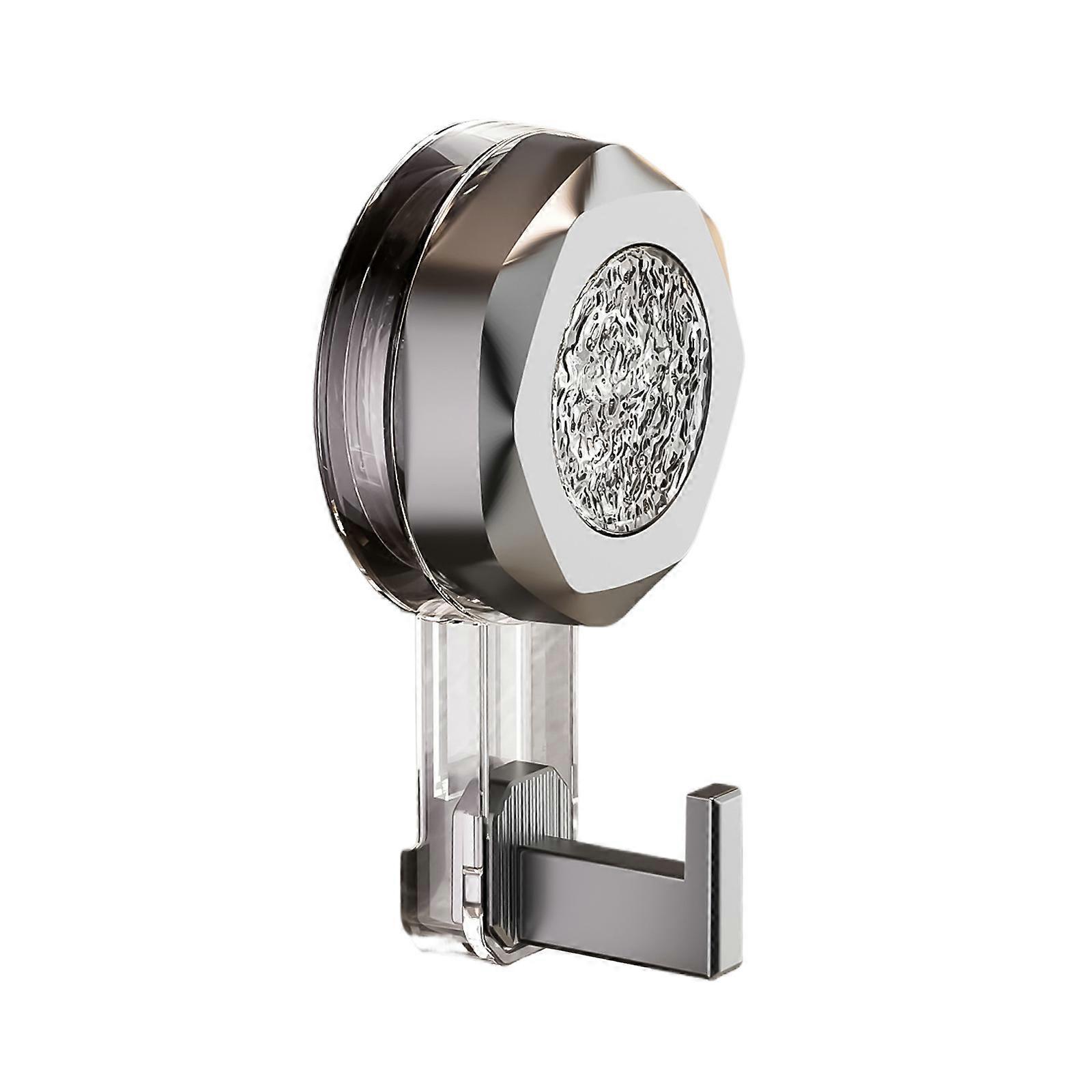 Space Saving ABS Suction Cup Hook Efficient Hangings Solution Practical Suction Cup Hook Reusable Vacuum Hanger  Clear