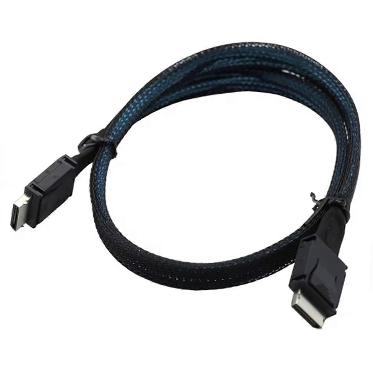 For PCIe Oculink SFF 8611 4I to Mini SAS SFF-8611 4I Server Super Speed Cable Data Extension Data  fer Cord