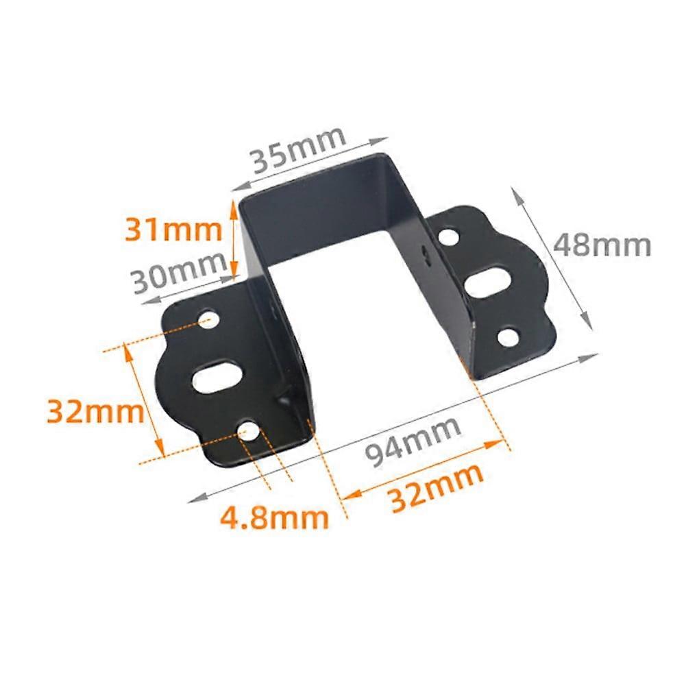 QIFEI 2Pcs U Shaped Bed Connecting Connector Brackets Fixings Components Centre Support 32mm