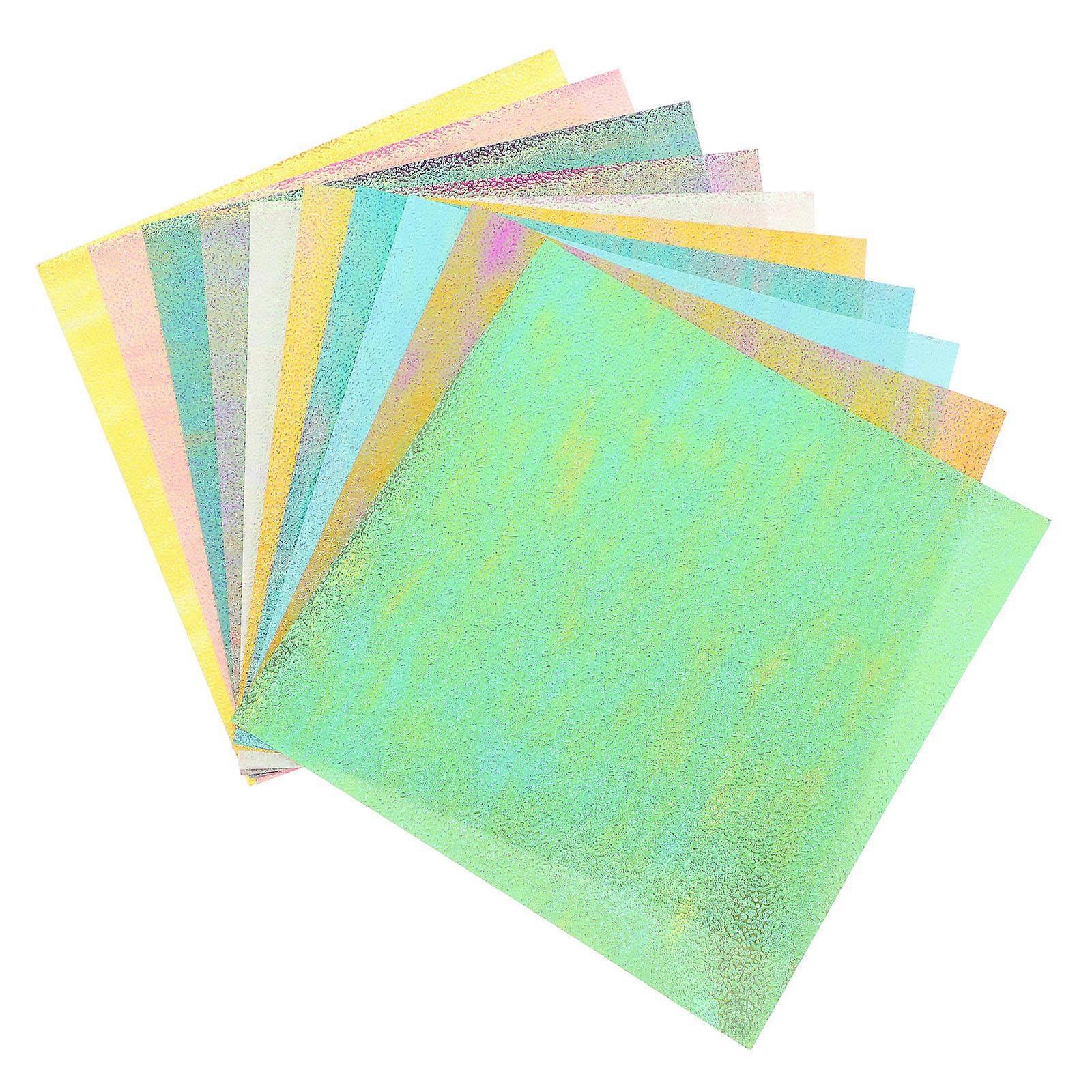 Shimmer Origami Paper for Handwork 20Sheets Pearlescent Paper for Handmade Crafts