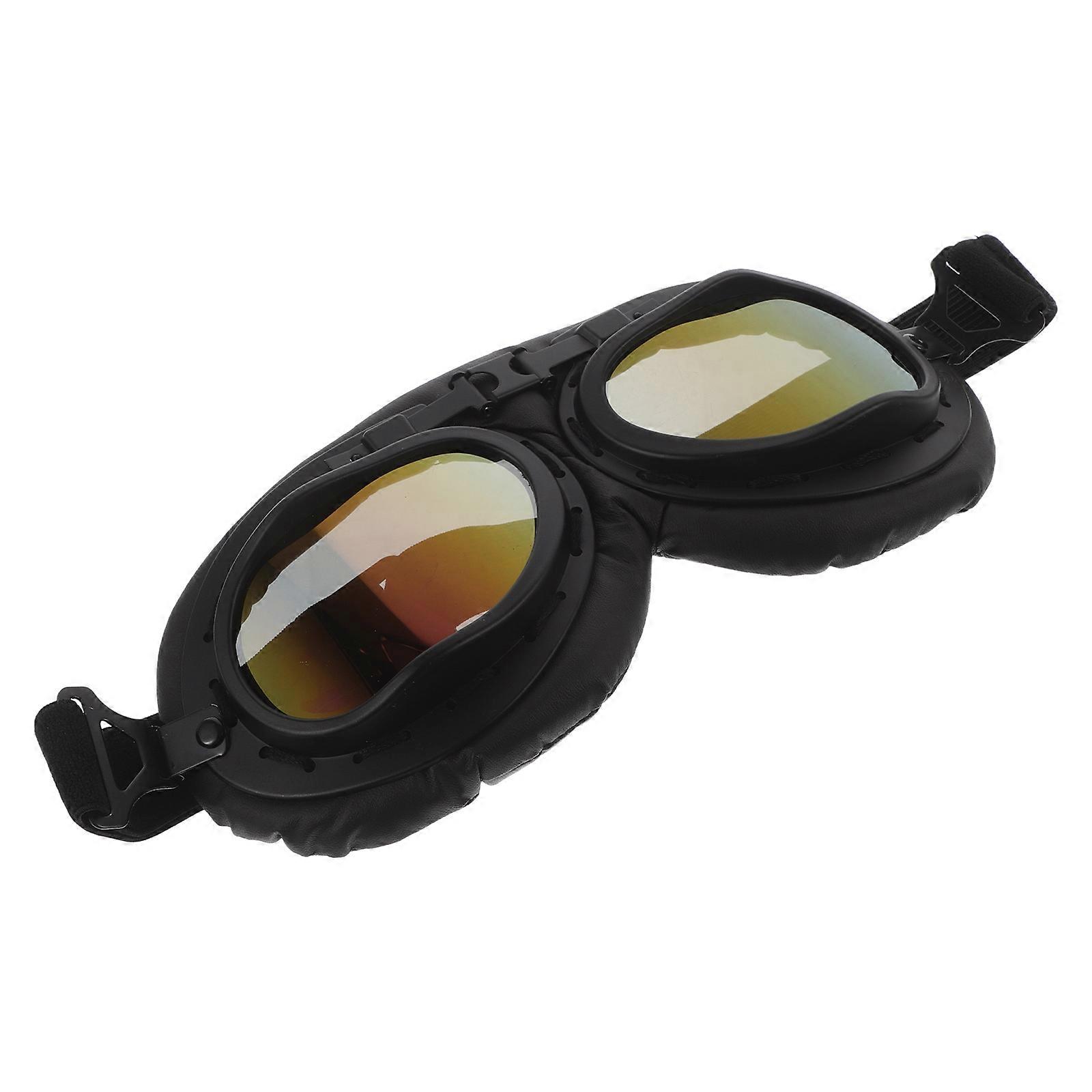 Retro Motorcycle Goggles for Men Windproof Riding Glasses